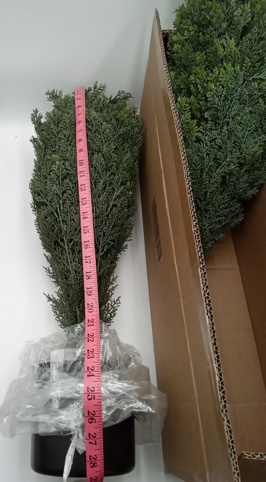 Silk Tree Warehouse Company Artificial Cedar Topiary Tree Faux Plant UV Rated