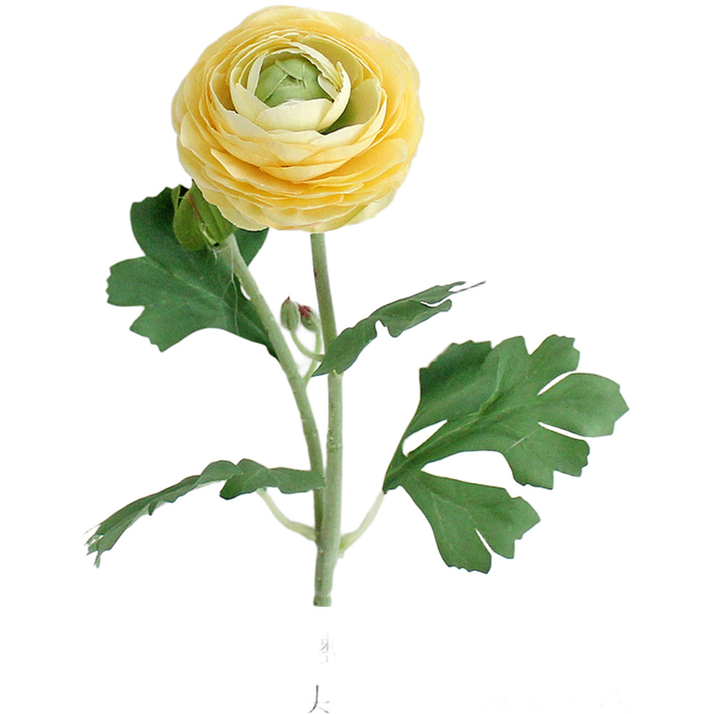 Silk Peony Artificial Flower with Flexible Stem for Custom Arrangement 52x10cm
