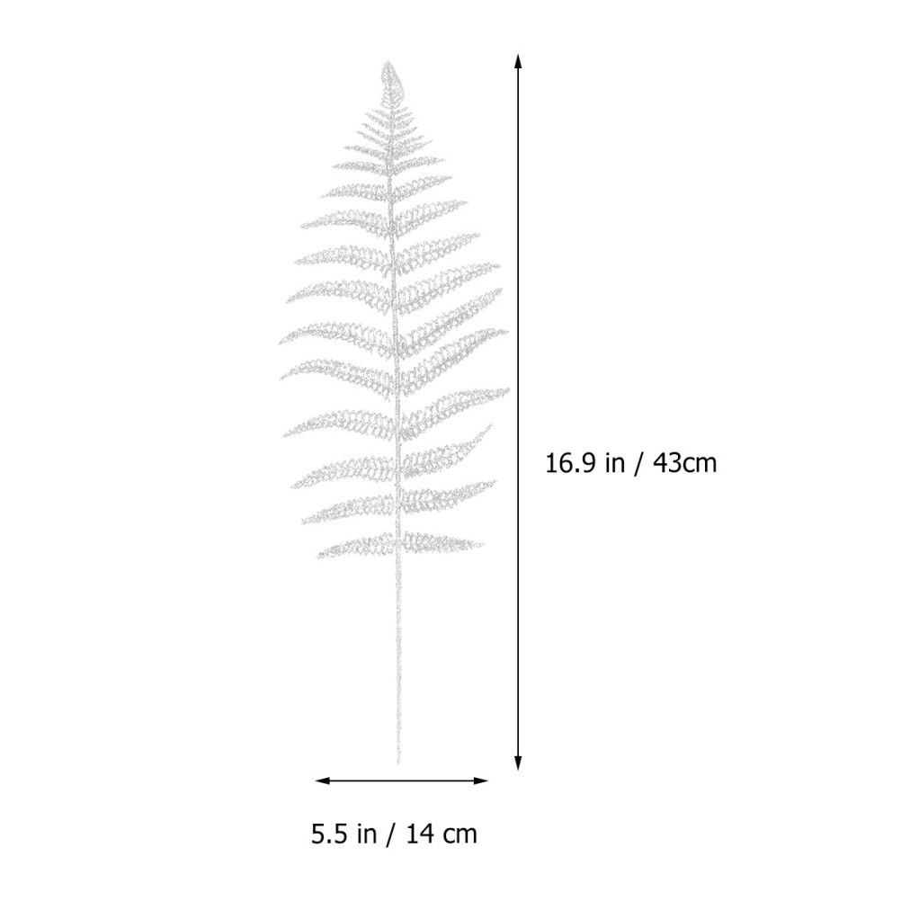 12 Pcs Leaves Ornaments for Chirstmas Christmas Decor Simulation Plants