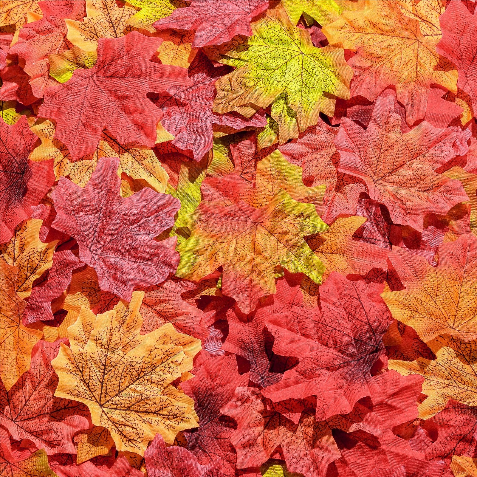 SITUMEIZI 400 PCS 8 Colors Fall Decoration for Home Fall Leaves Fake Maple L…