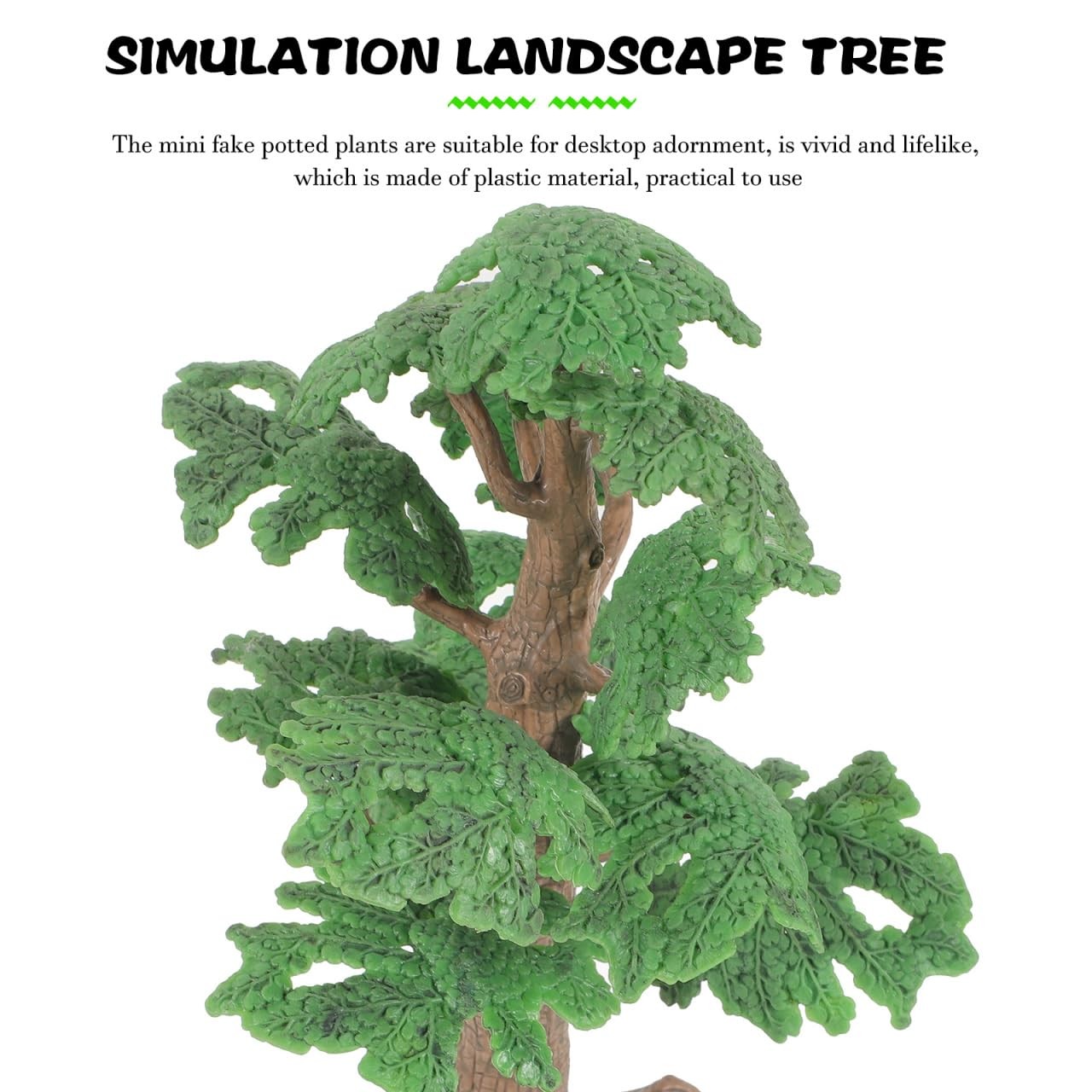 Model Cypress Miniature Artificial Tree Fake Plant for Sand Table Scene