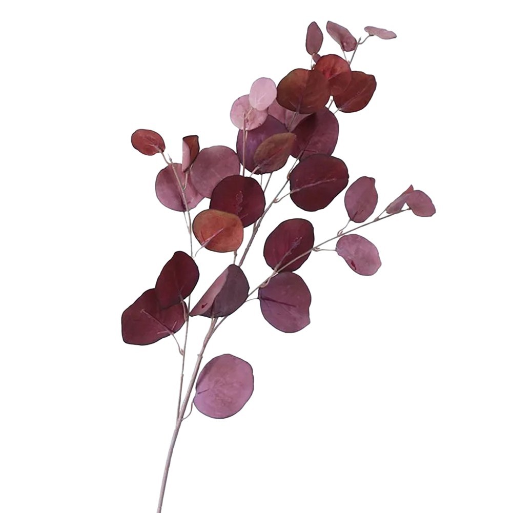 Eucalyptus Leaf Artificial Plants Wall MoneyFake Flowers Arrangement Accessories