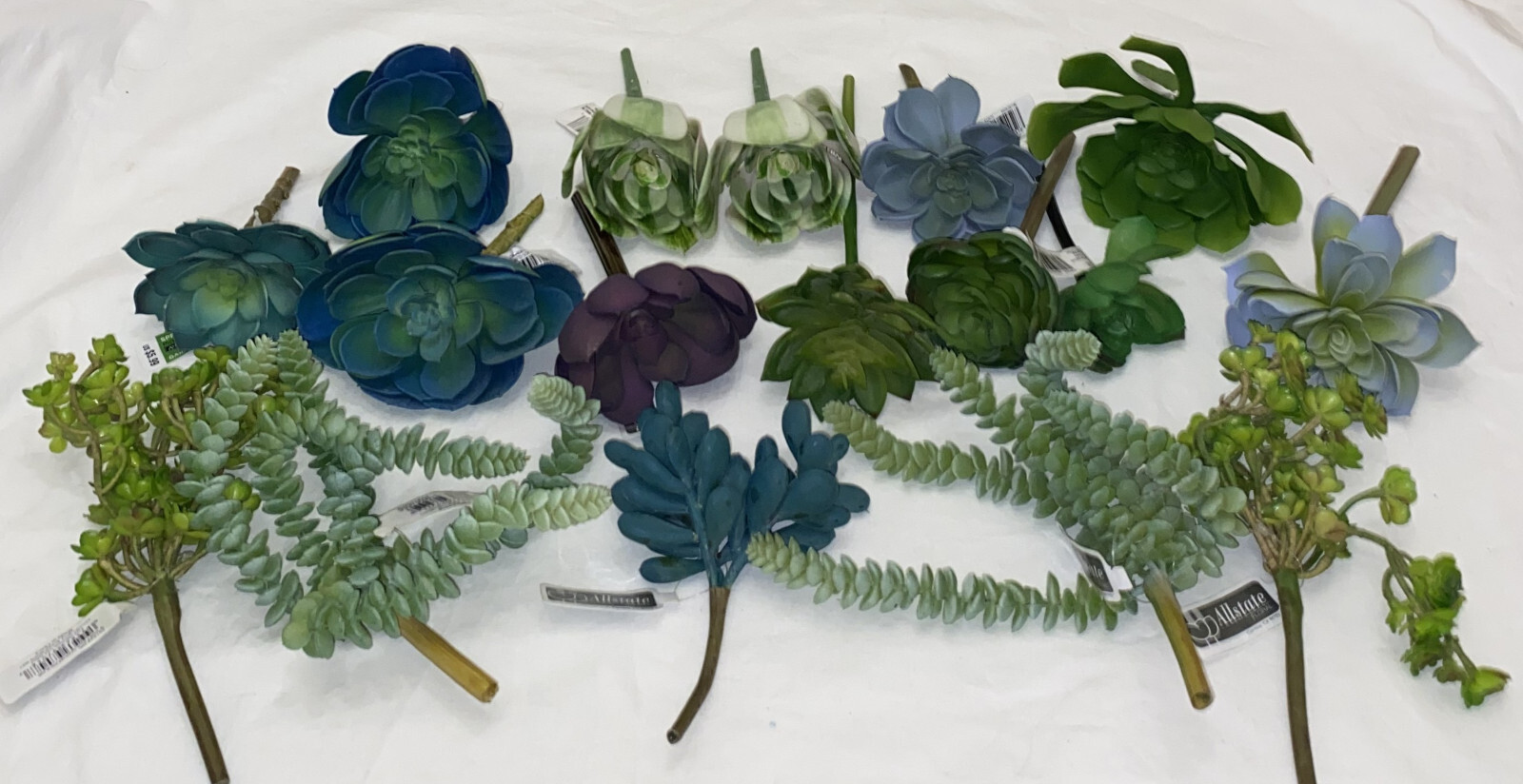 Artificial Succulent Plant Flowers Assorted Lot Preowned W Tags Pier 1 Allstate