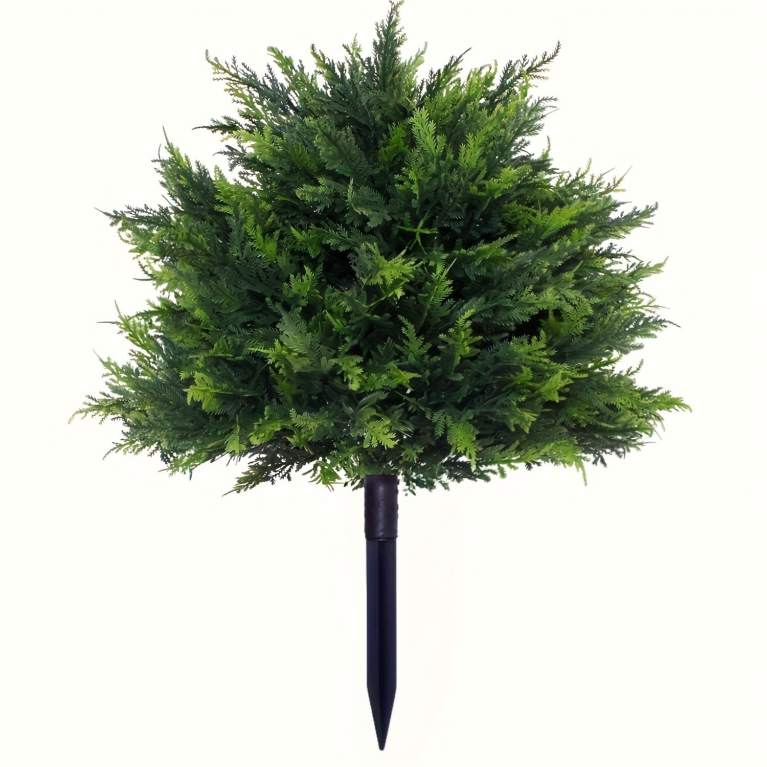 2Pcs 23.6″ Faux Cypress Topiary Tree Artificial for Indoor Outdoor Garden Decor