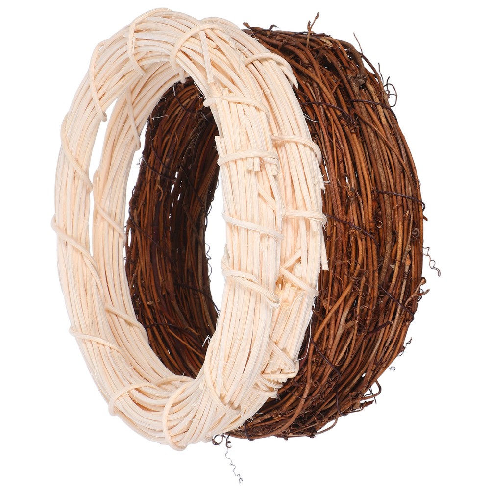 4 Pcs Vine Wreath Base Grapevine Home Decorative Door Decoration