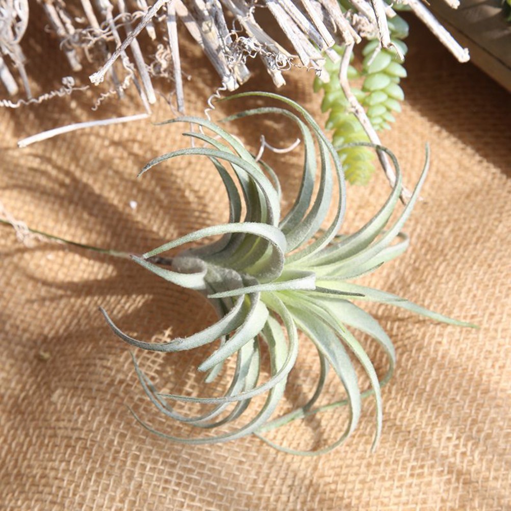 2Pcs Reusable Artificial Green Leaves Faux Greenery for Home and Office Decor