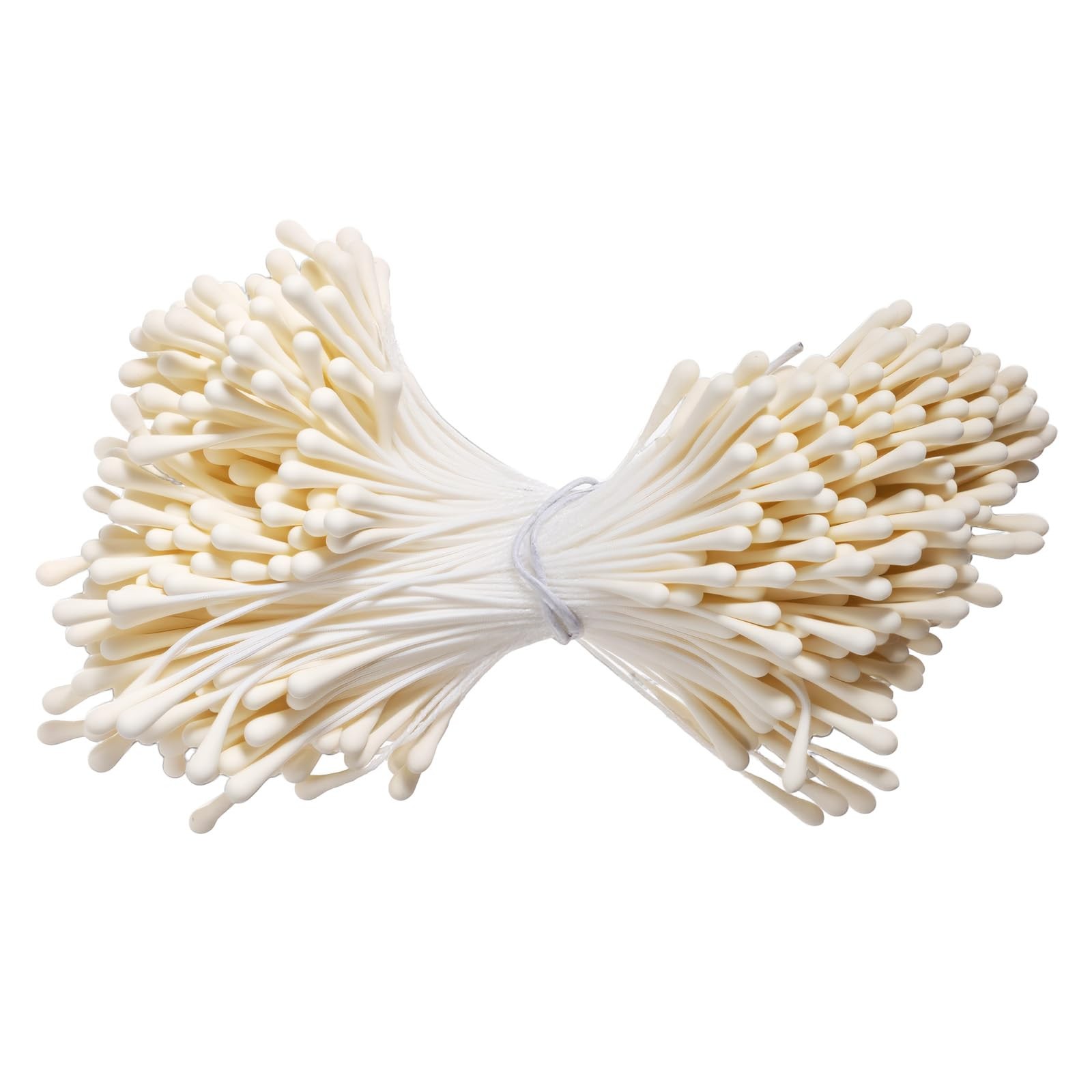Stamens for Flower Making, 2000 Pcs 2mm Matte Pearl Double Heads Flower Stame…