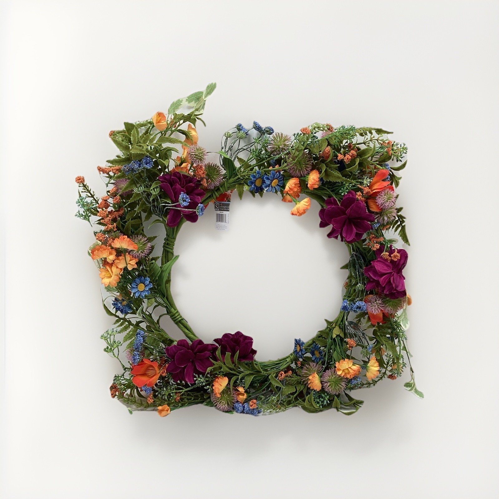 SULLIVANS 21″ Artificial Dahlia Mix Wreath