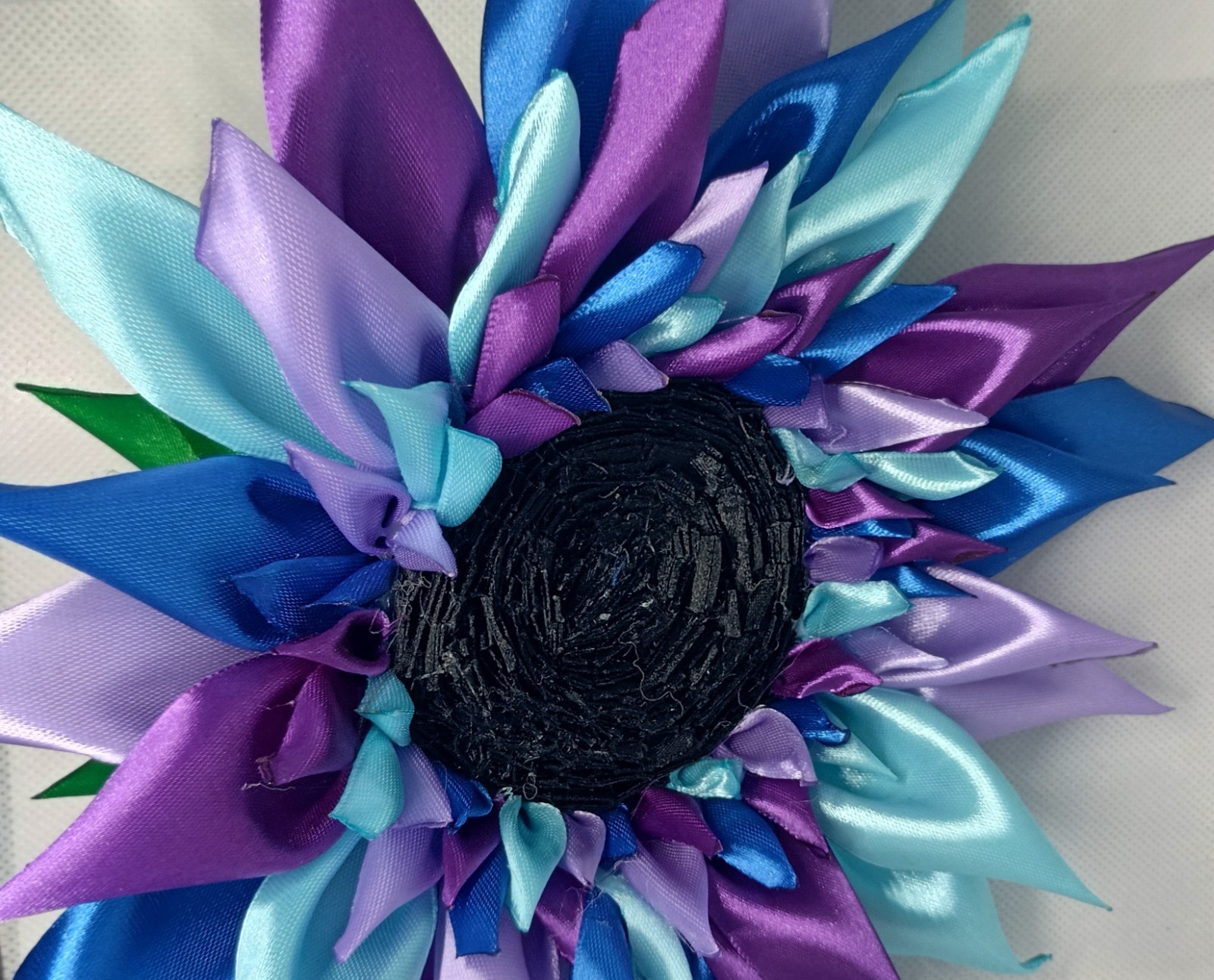 Blue & Purple Eternal Ribbon Flower Artificial Flowers for Decoration