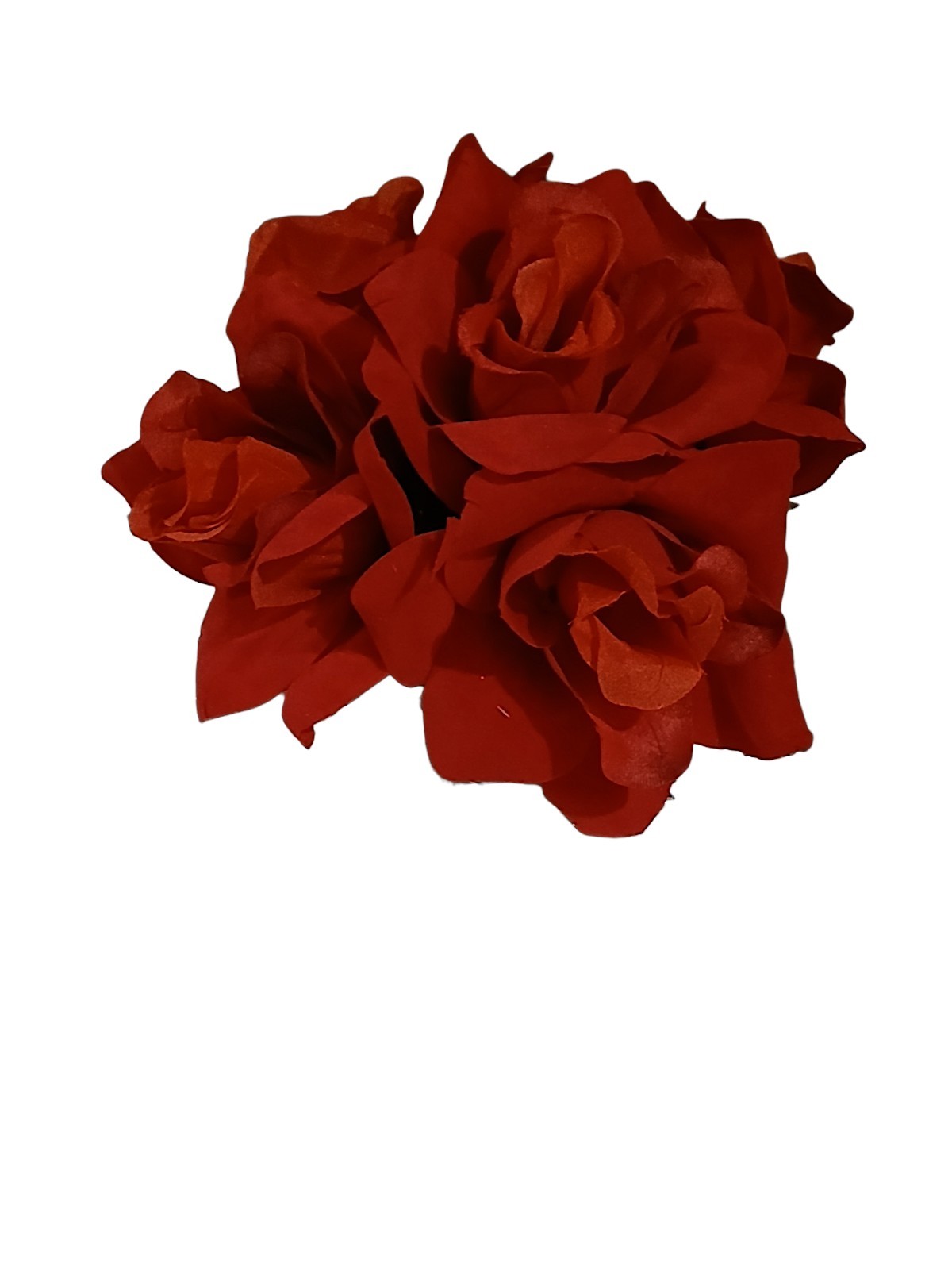 Red Rose Floral Arrangement Tea Cup POP-IN Romantic Elegant Wedding Holiday LOVE