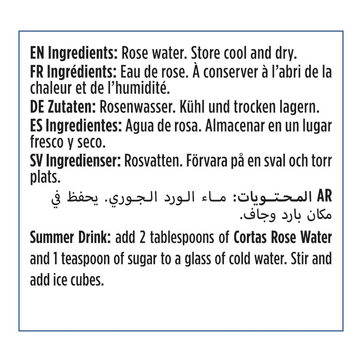 Pure Lebanon Rose Water – 10 Fl Oz