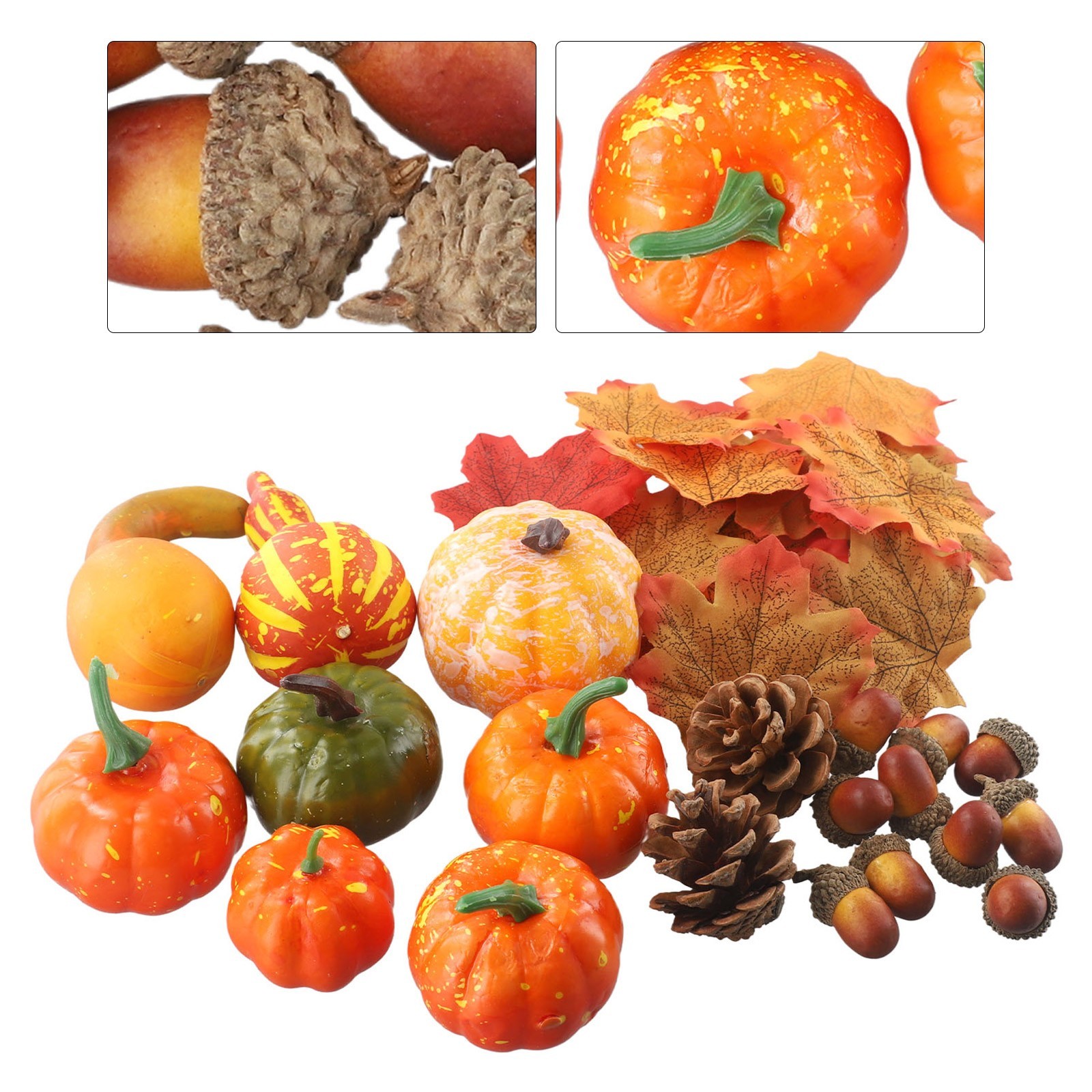 Artificial Pumpkin Harvest Autumn Thanksgiving Wreath Banquet Party Decor