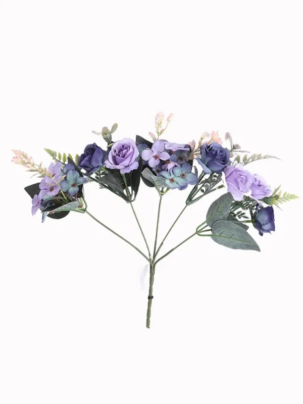 Home Decor Roses Autumn Artificial Flowers Silk Peony Hydrangea Big Bride