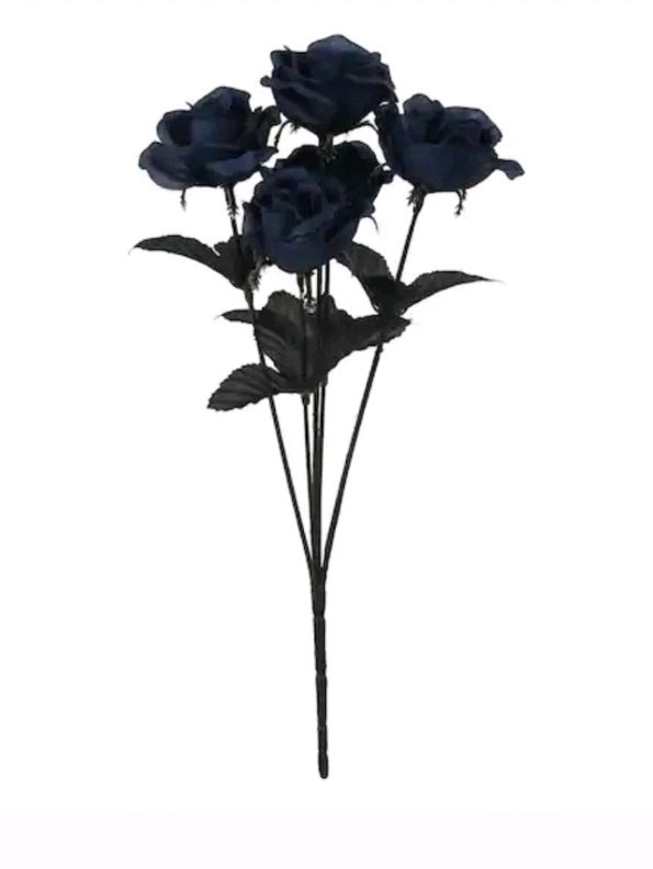 NIP Bundle Of 12 Red, Blue & Purple Faux Rose Bouquets!