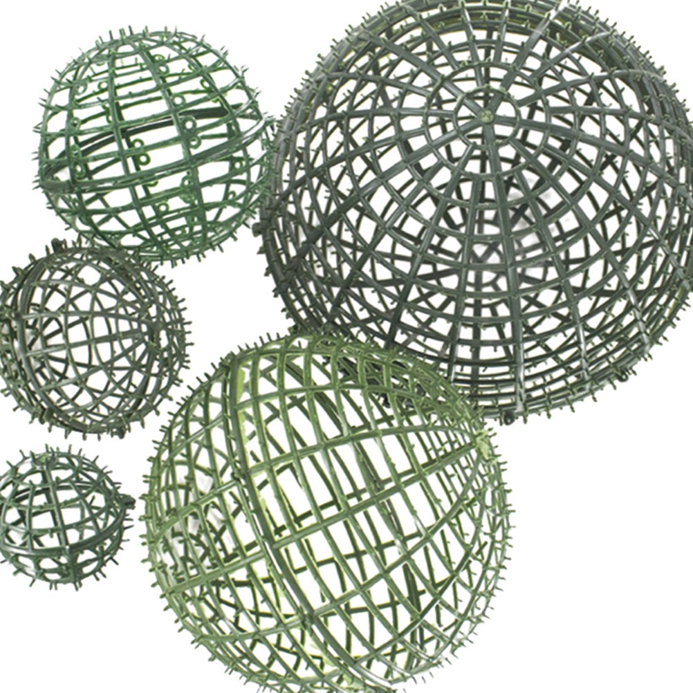 5 Pcs Flower Arrangement Ball Inner Liner Plant Support Frame Cage