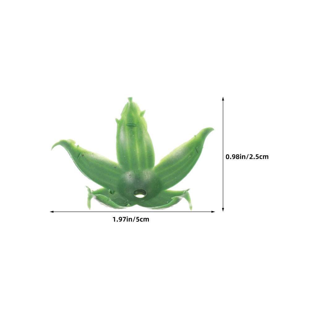 240Pcs Reusable Plastic Flower Sepals Artificial Rose Parts Green Floral Decor