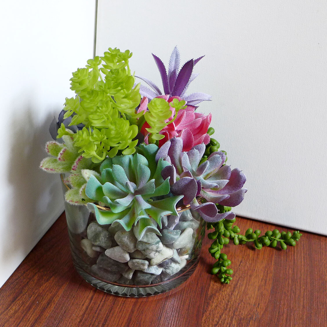 11 Pcs Artificial Small Plants Grass Mix Succulents (#91)