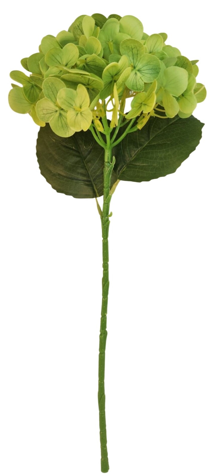 Apple Green Artificial Hydrangea Stem Silk Flower Faux Floral Wedding Decor