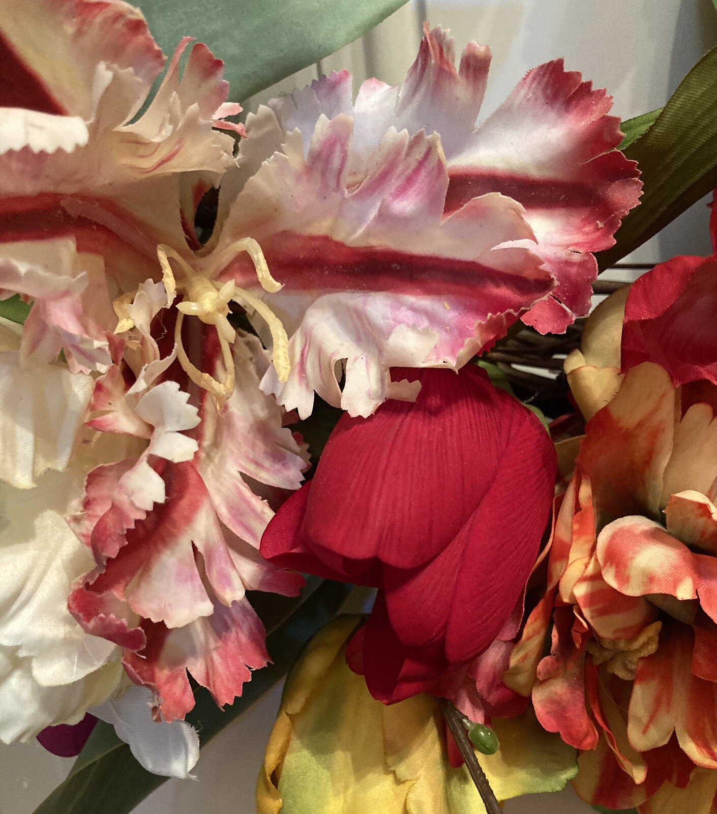 Extravagant And Colorful Tulip Wreath
