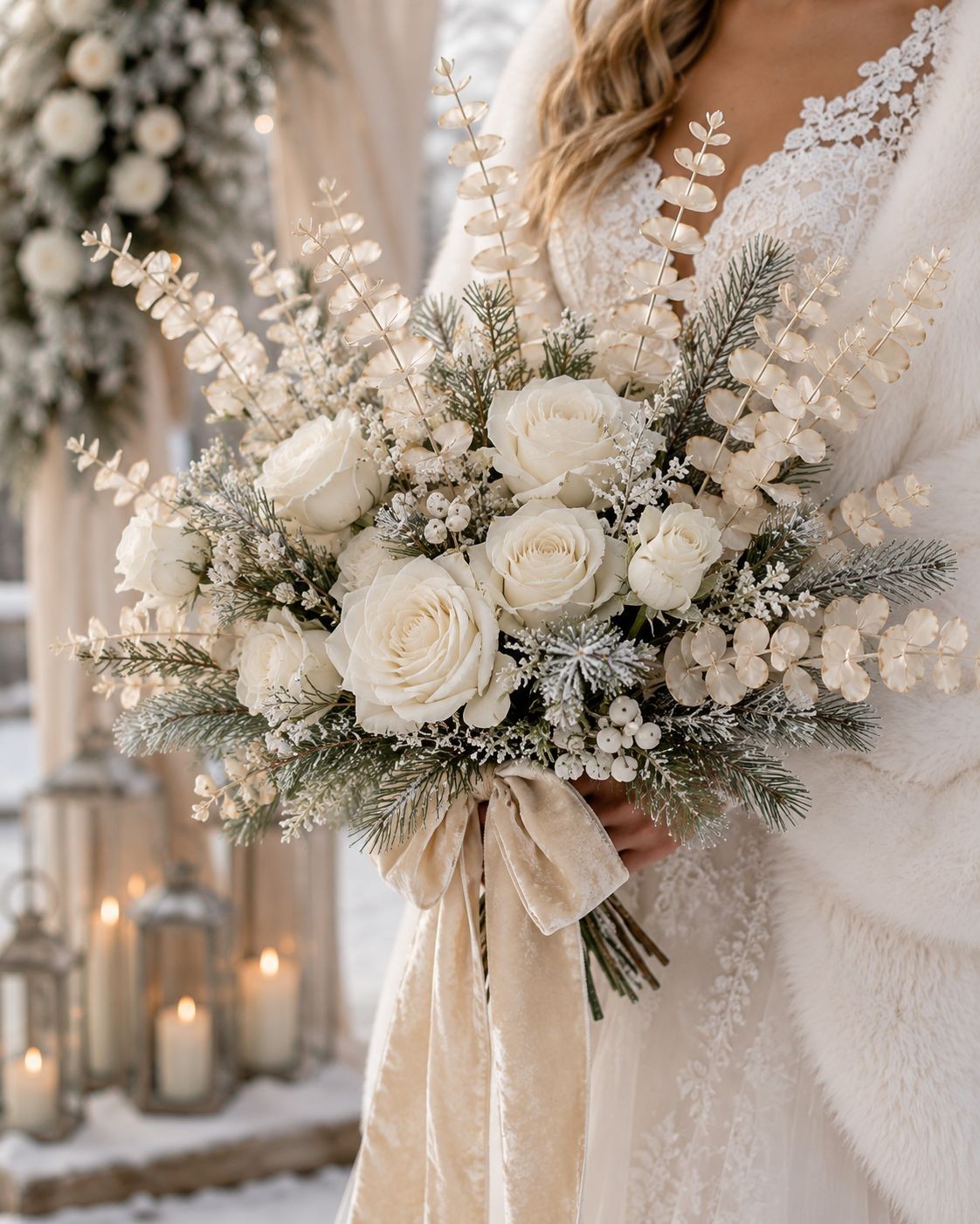 White Eucalyptus Stems Set of 10 Faux Eucalyptus Branches White Greenery Wedding