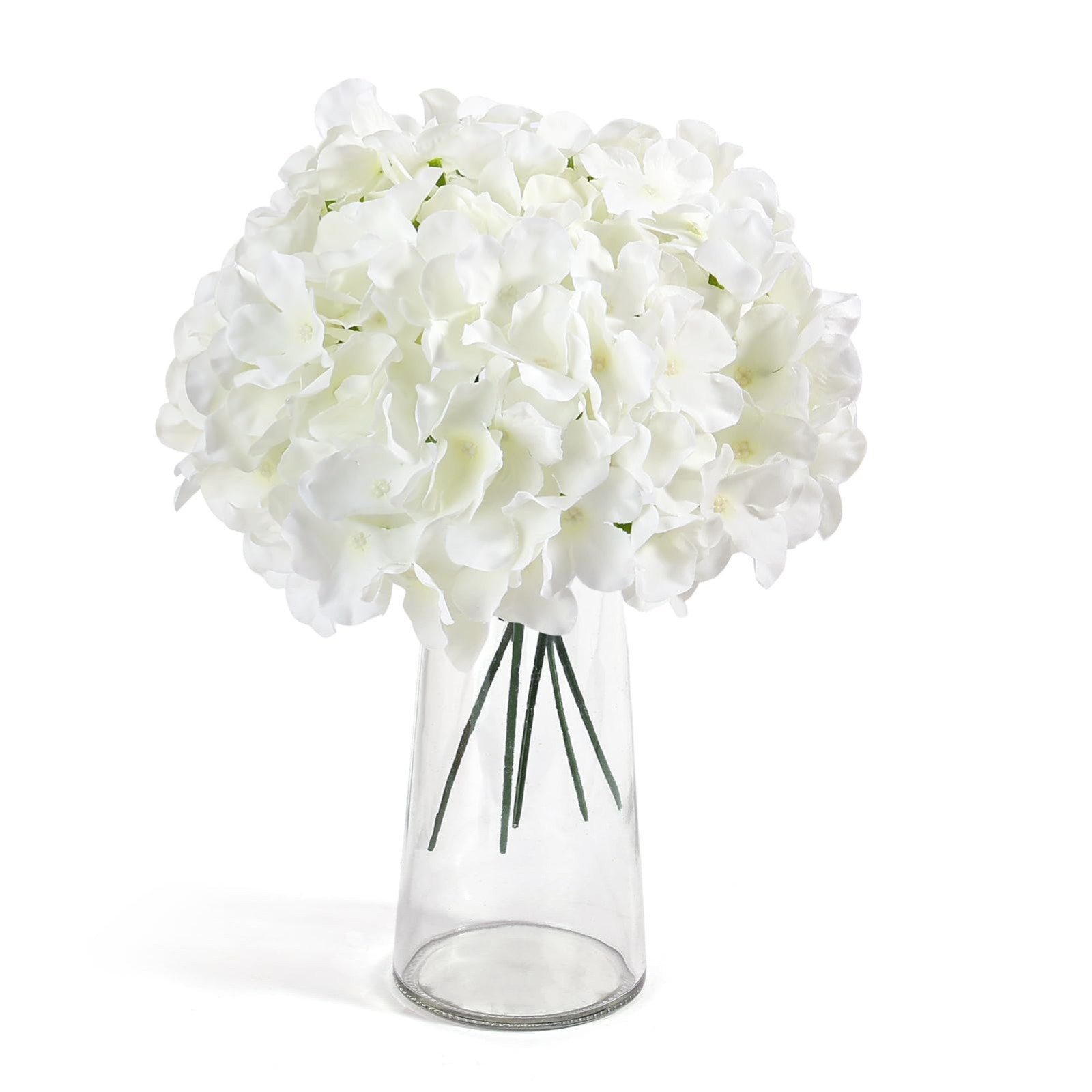 64 PCS Silk Hydrangea Flowers with Stems – Perfect for Wedding, Home, Garden, Pa