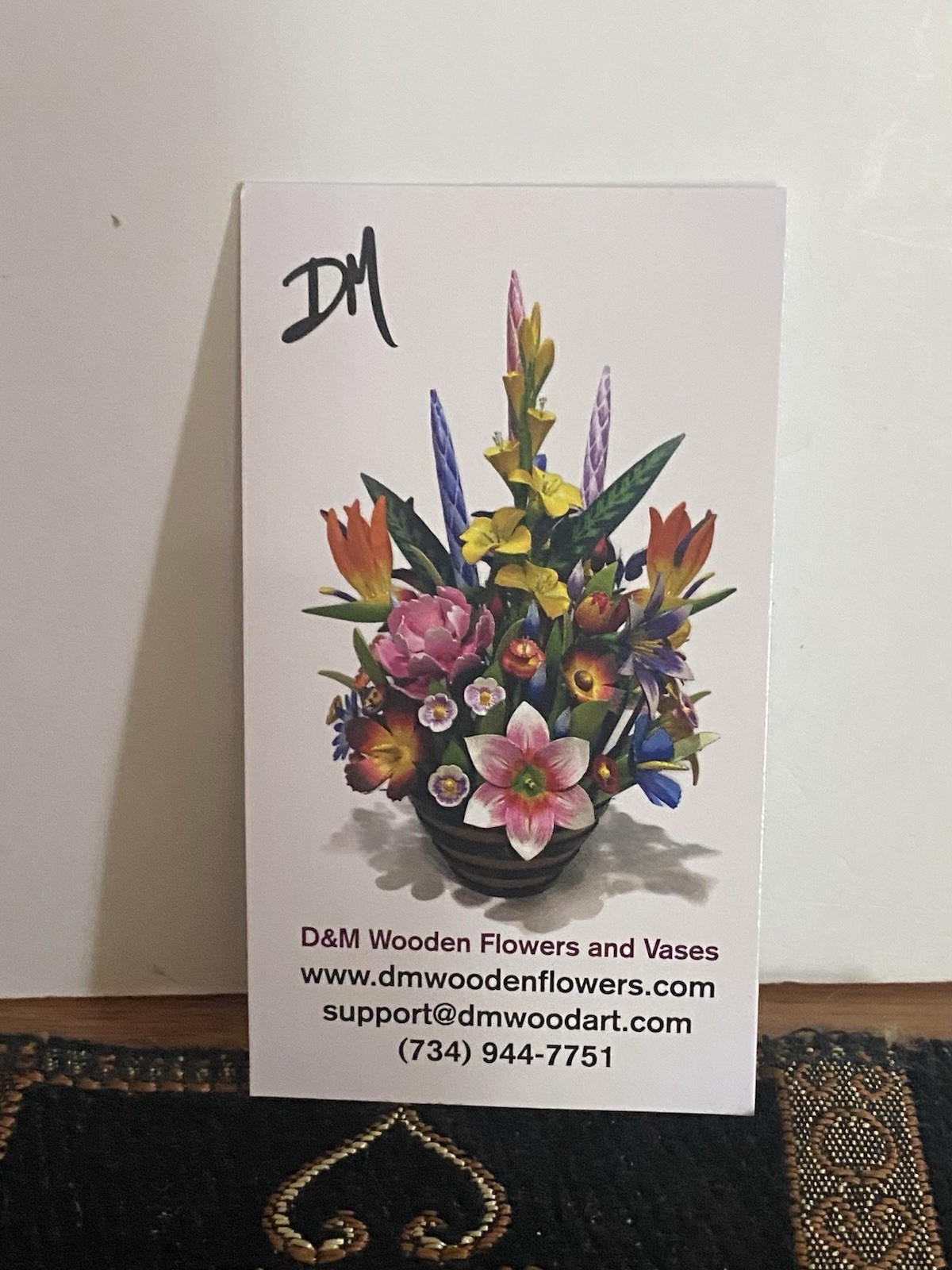 DM Wooden Flower Tulips 2 X1 X9 Wooden Flowers