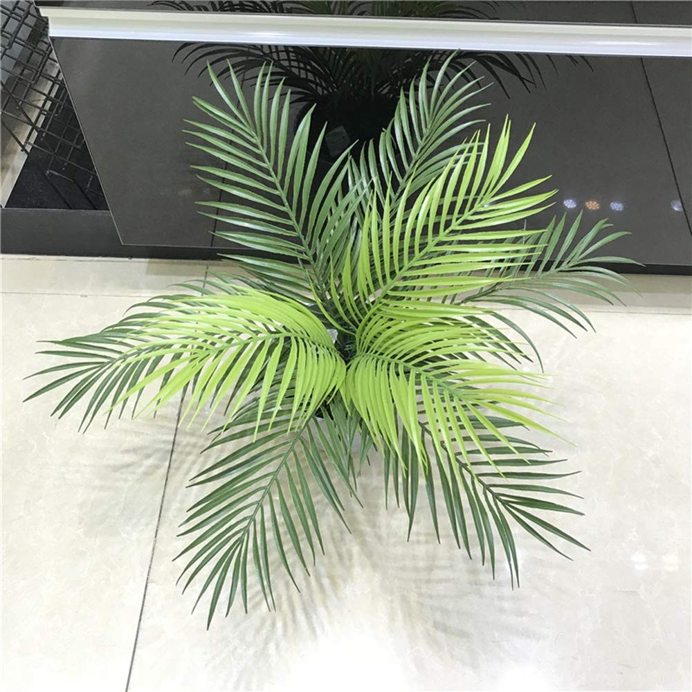 Artificial Palm Leaves Plants Faux Palm Fronds Tropical Large Palm Leaves Greene
