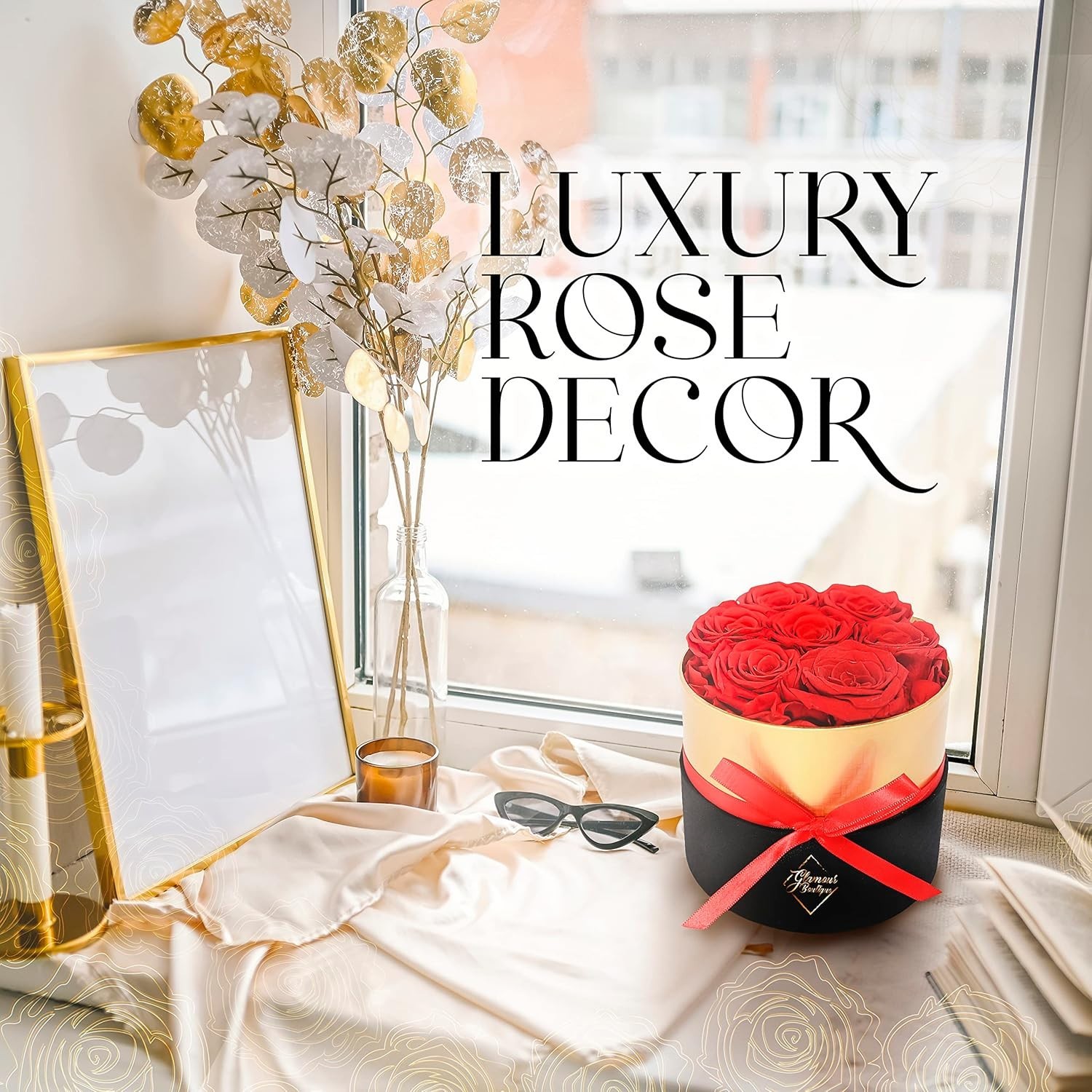 Eternal Preserved Roses in a Box, Flowers Forever, Rose Forever in a Box for …