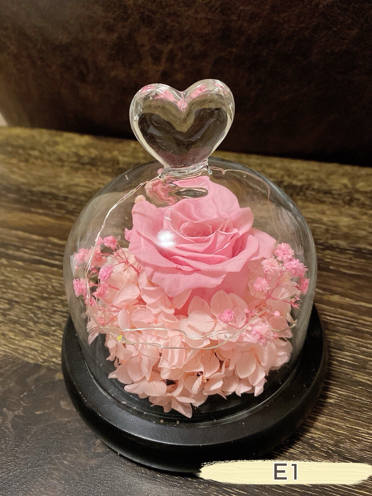 Eternal Rose flower Preserved rose everlasting rose flower gift with Led Light