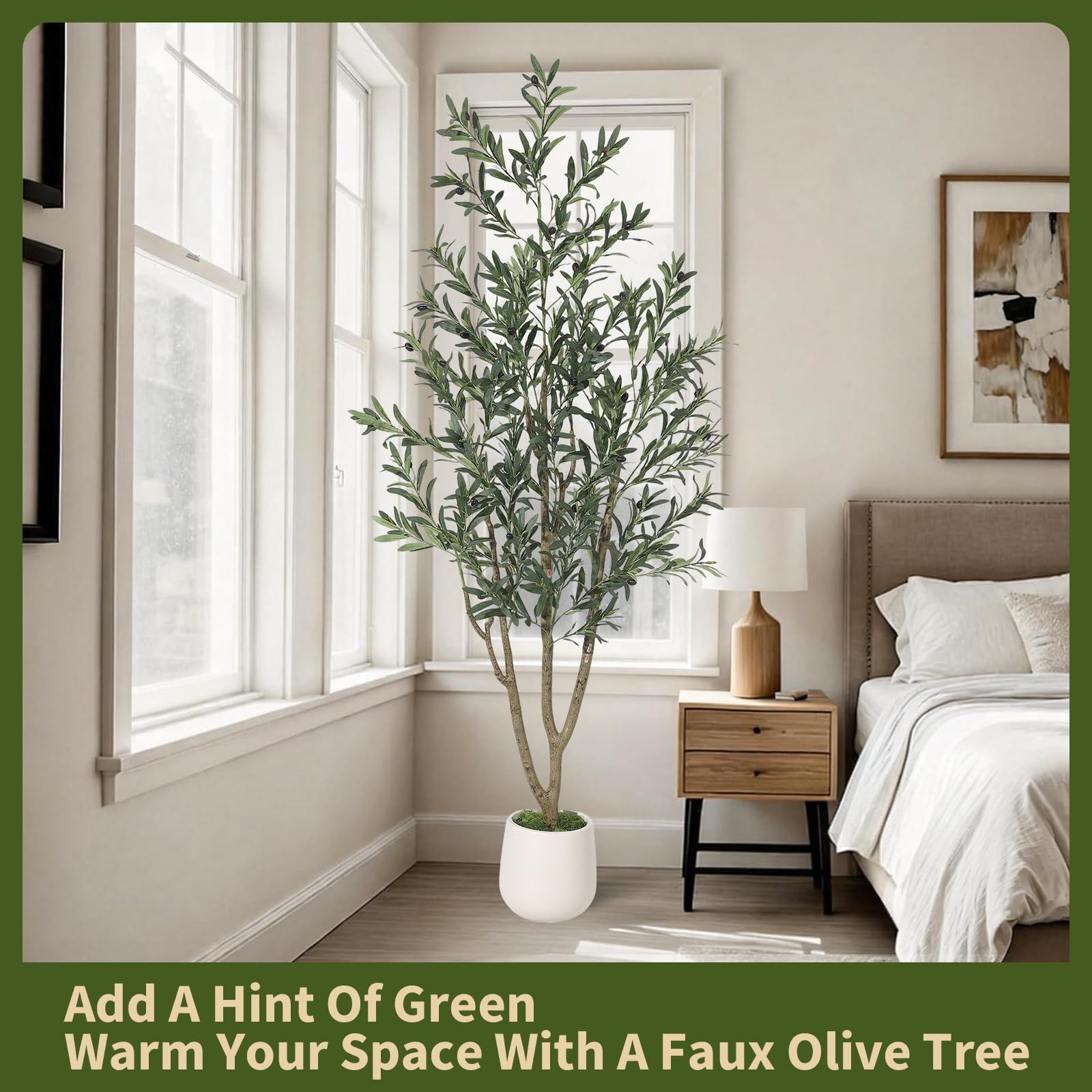 Olive Trees Artificial Indoor 6 ft Faux Olive Tree Artificial Plants Natural