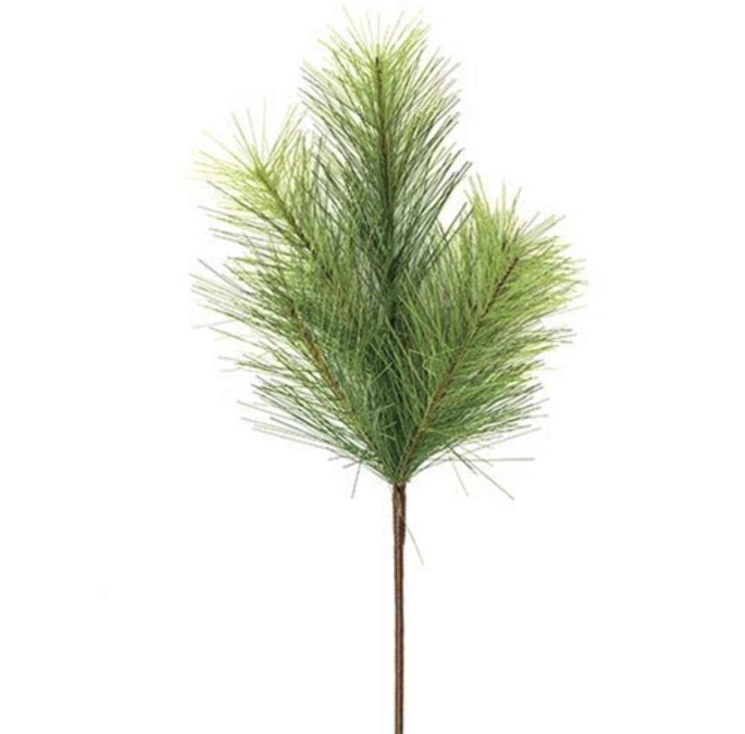 21″ Stone Pine Floral Pick Decor