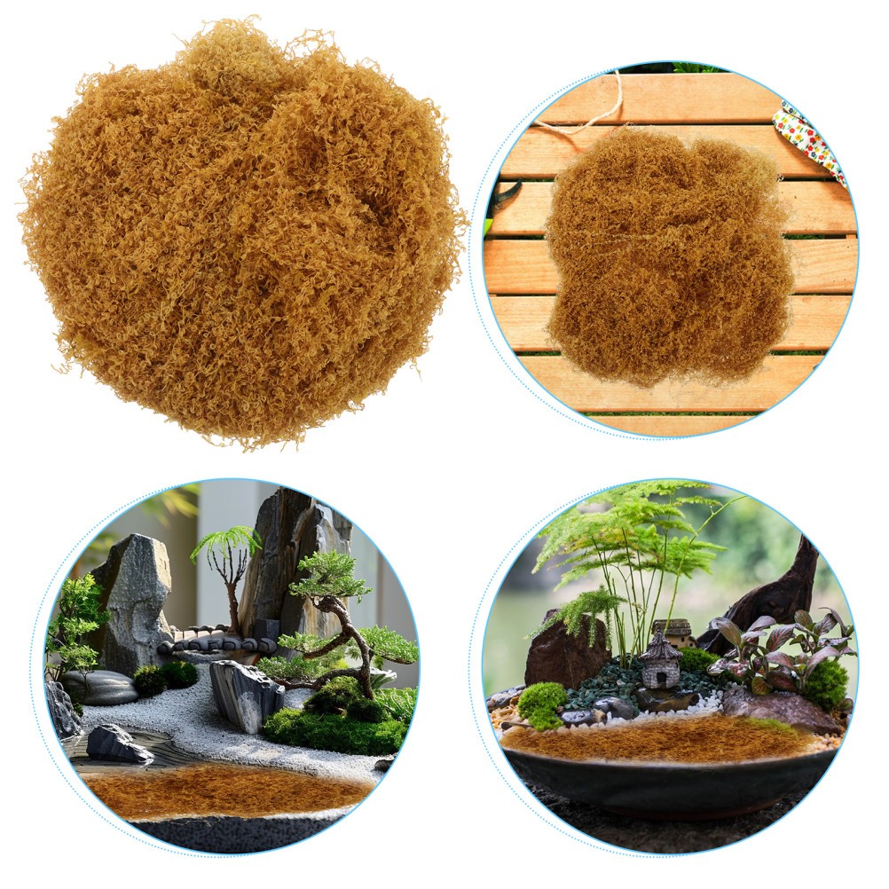 Moss Landscape Prop Artificial Fake Fairy Grass Christmas Pot Fillers