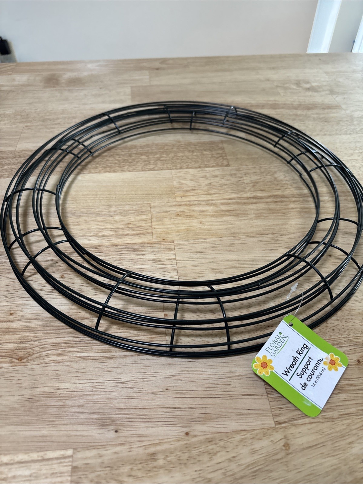 14 inches Wire Wreath Frame Metal Round Wreath Form Pack of 3