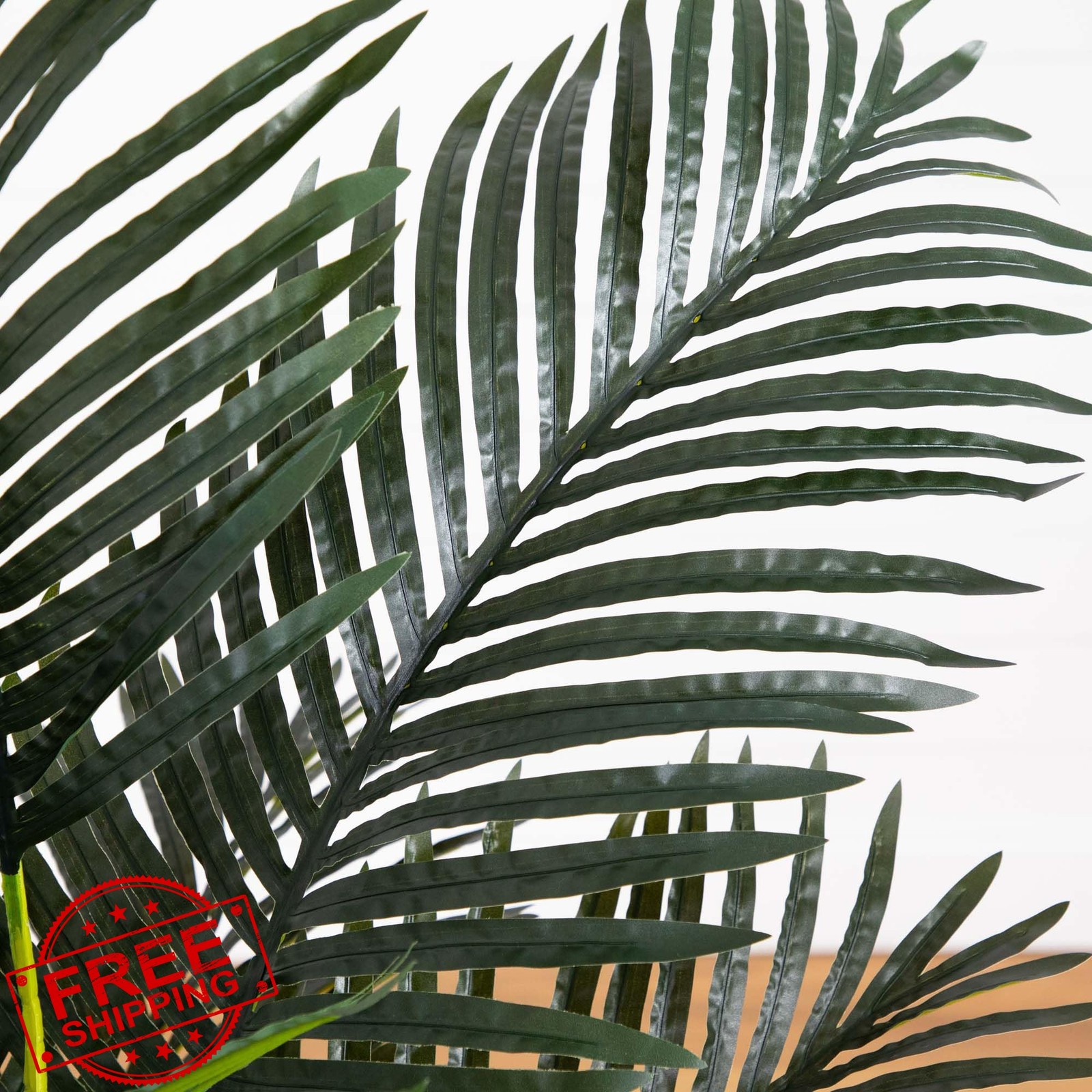 Nearly Natural 5ft Double Stalk Palm Tree 2 Pack