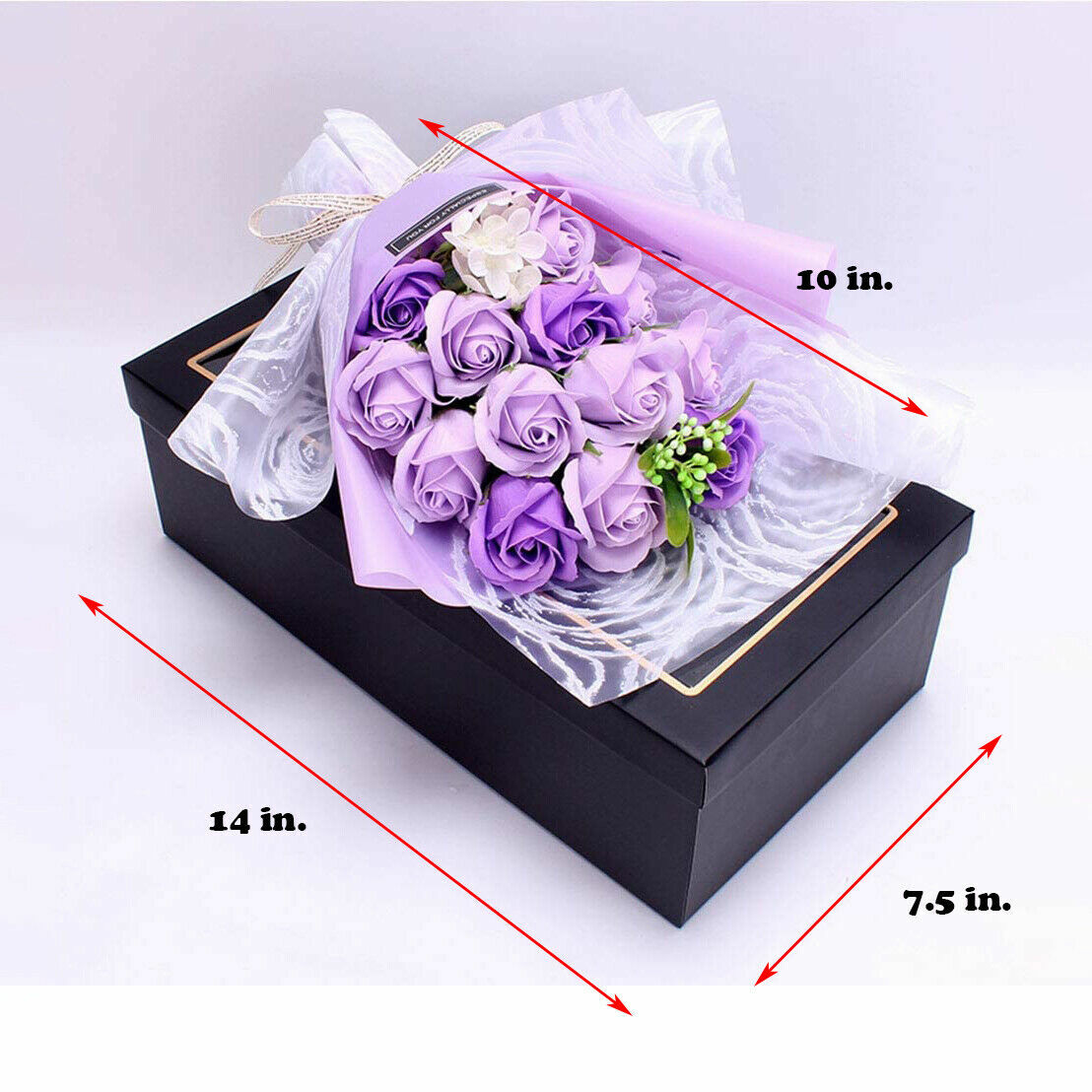 Eternal Rose Flower Necklace Valentine’s Day Wife Grilfriend Wedding Gifts Decor