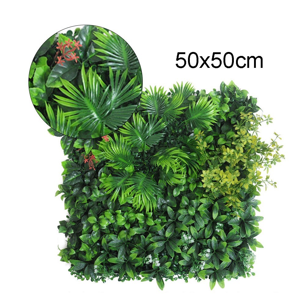 Green Plastic Lawn Plants for Home Decoration Easy to Clean and Maintain