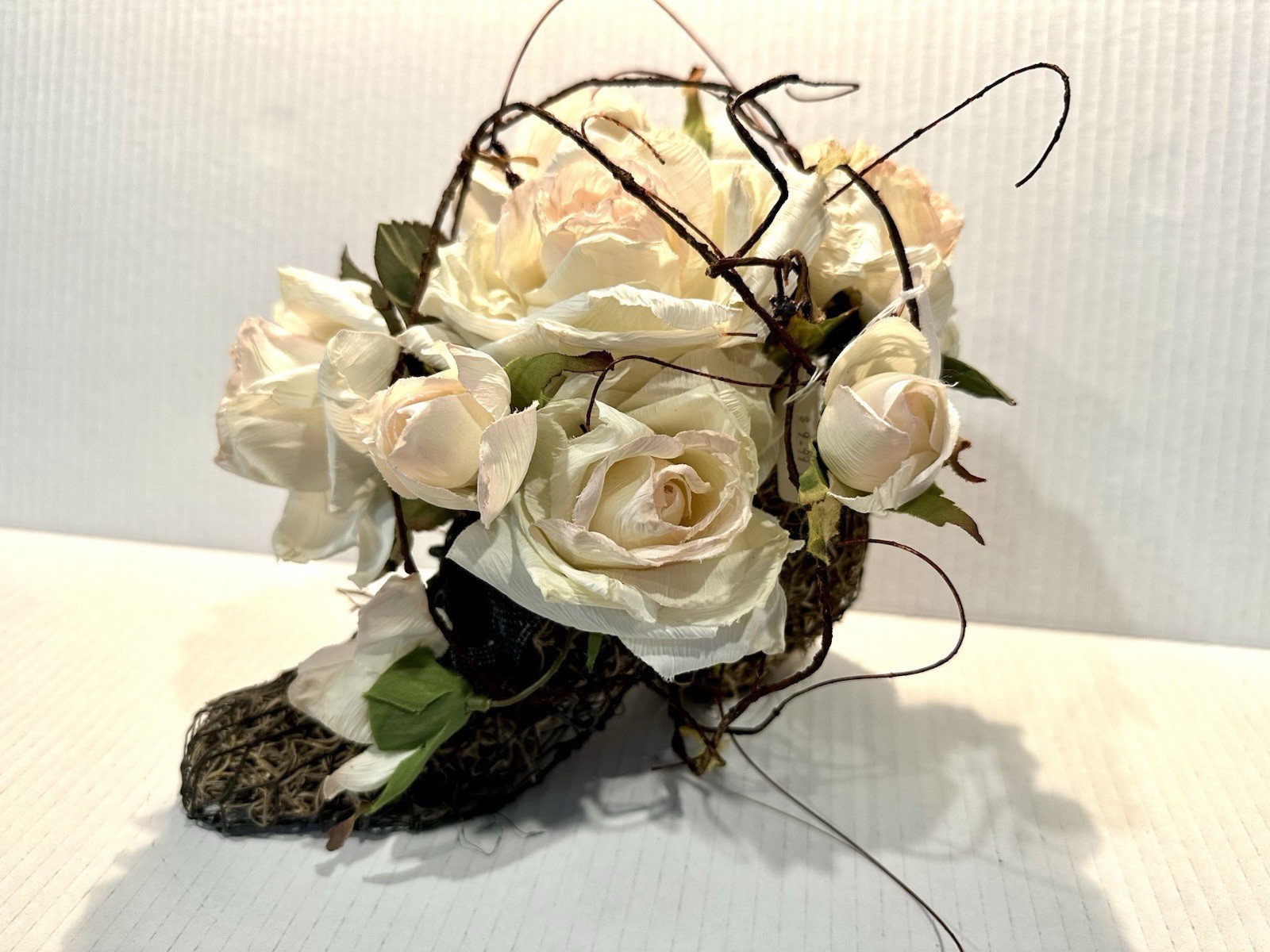 Stunning Victorian Style Topiary Pale Pink Floral Arrangement 9×10