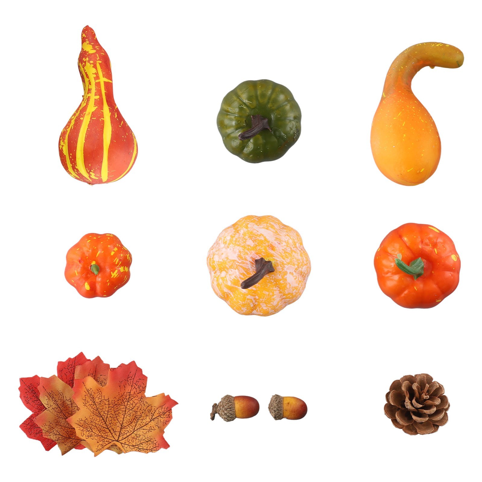 Artificial Pumpkin Harvest Autumn Thanksgiving Wreath Banquet Party Decor