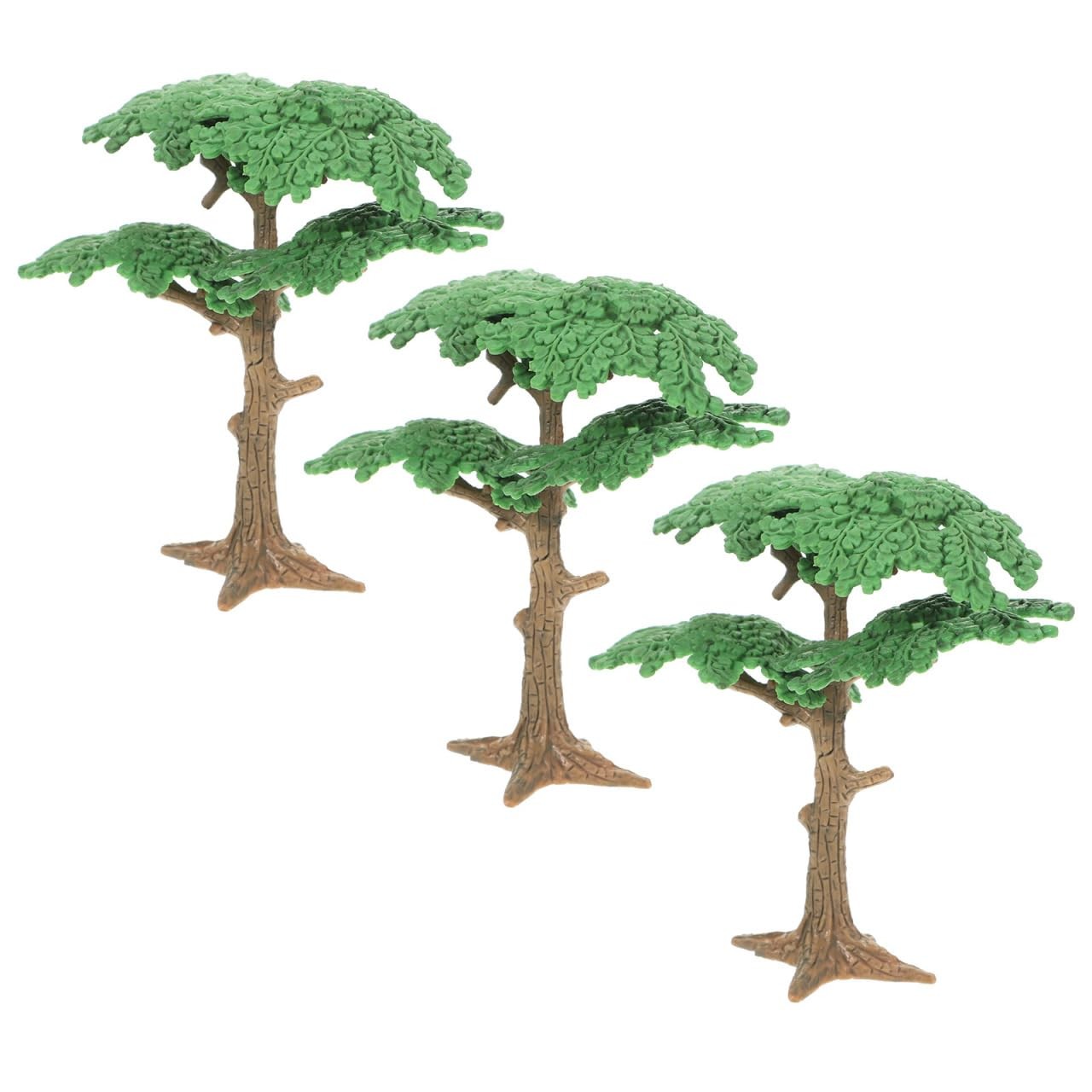 3 PCS Size S Model Cypress Trees Miniature Artificial Fake Plants Sand Table