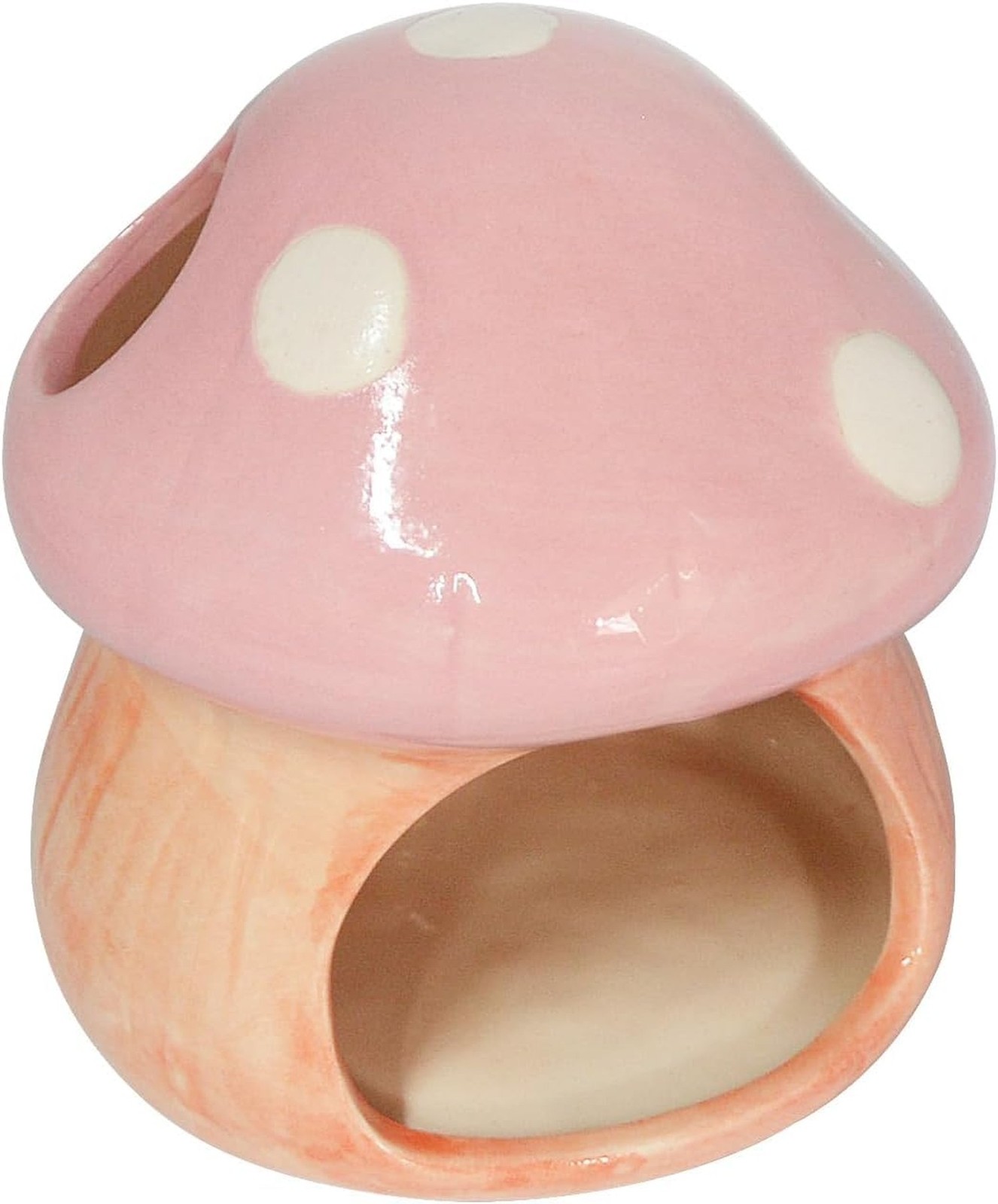 AnRui Ceramic Betta Fish Tank Accessories Decor Cute Mushroom House Aquarium …
