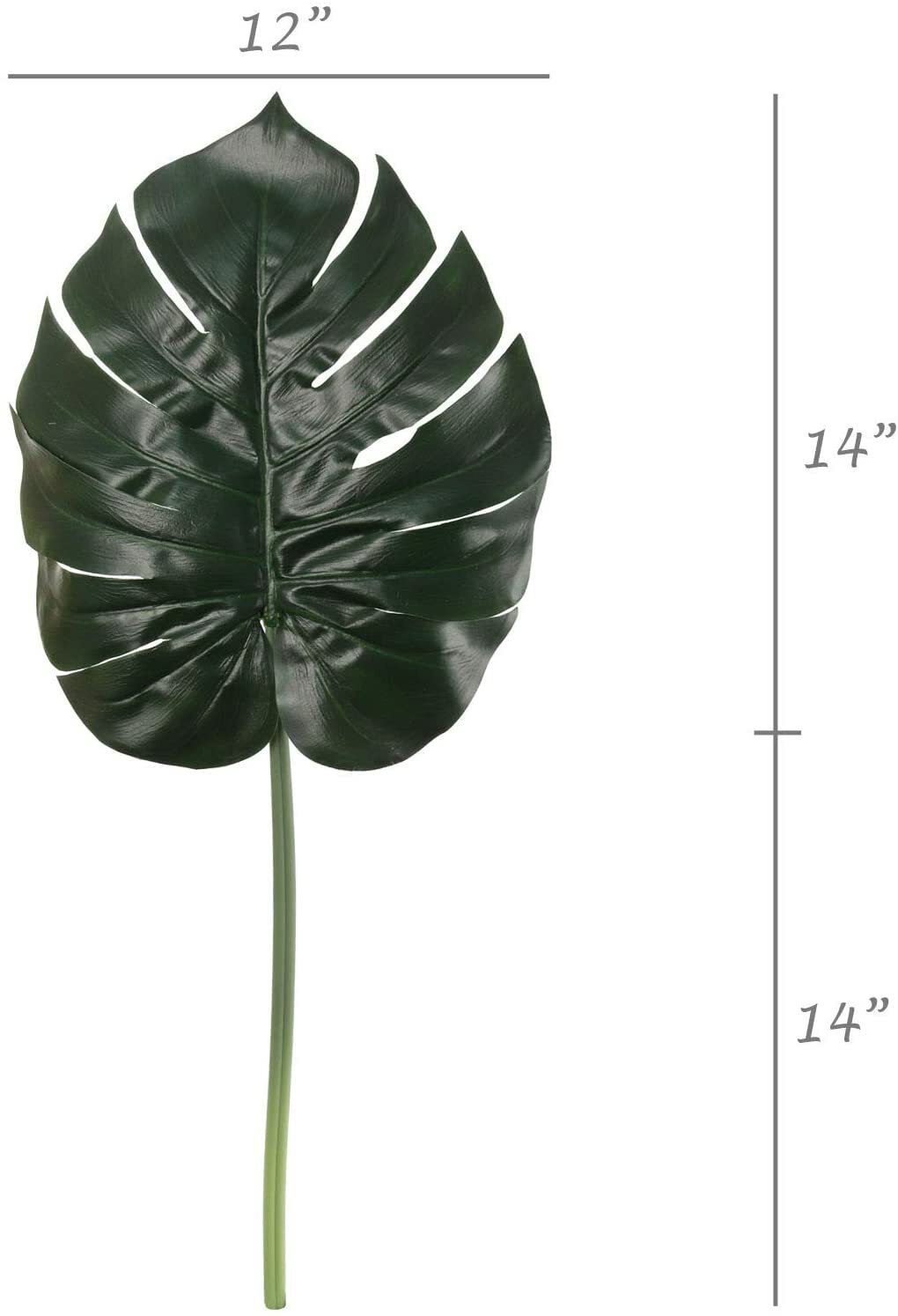Monstera Leaf DIY Wedding Decor Flower Arrangement Greenery Plant Foliage 28″