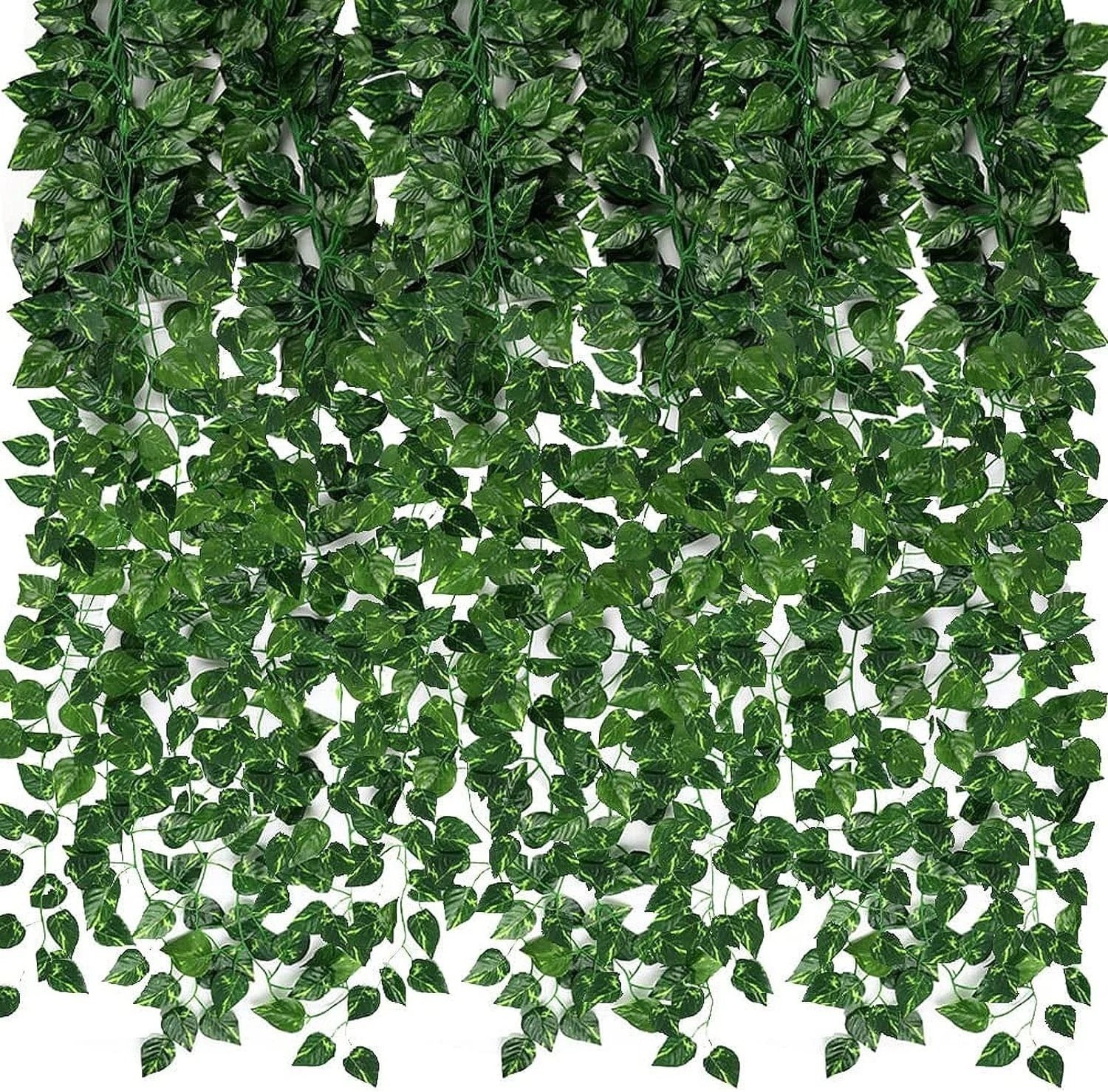 24 Pack 168ft Artificial Ivy Greenery Garland, Fake Vines Hanging Plants Back…