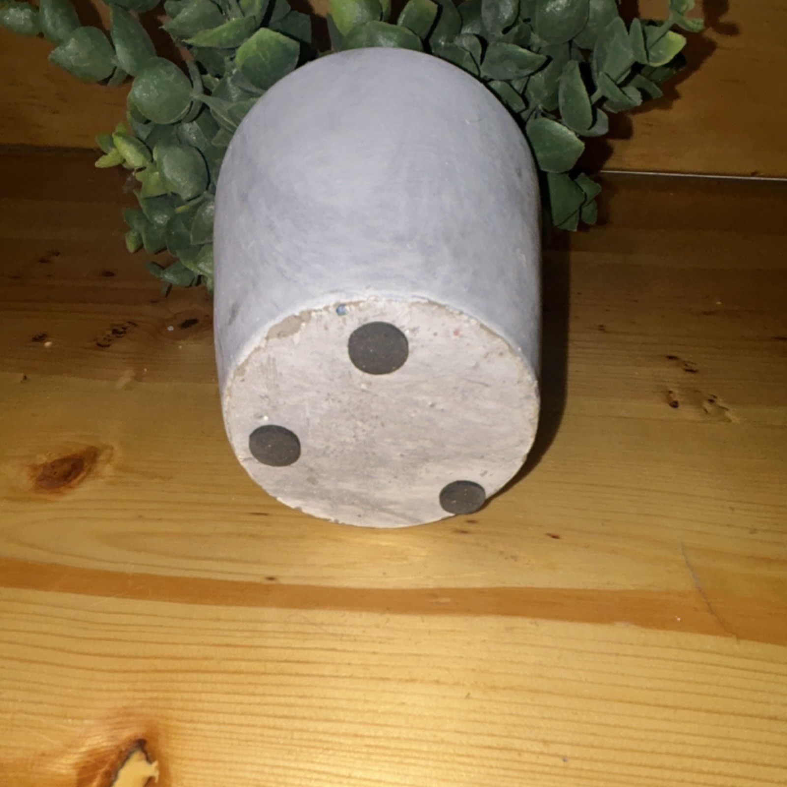 Artificial Eucalyptus Plant in White Ceramic Pot Greenery Arrangement Home Decor