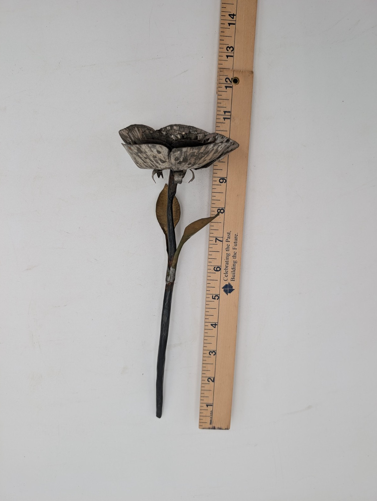 Hand Crafted Welded Metal Forever Rose 🌹