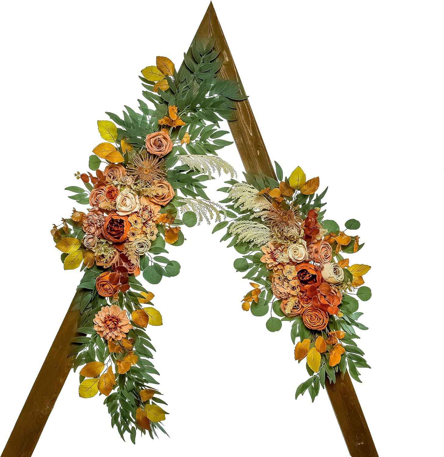Boho Wedding Arch Flowers – Pack of 2 Large Artificial Floral Swags