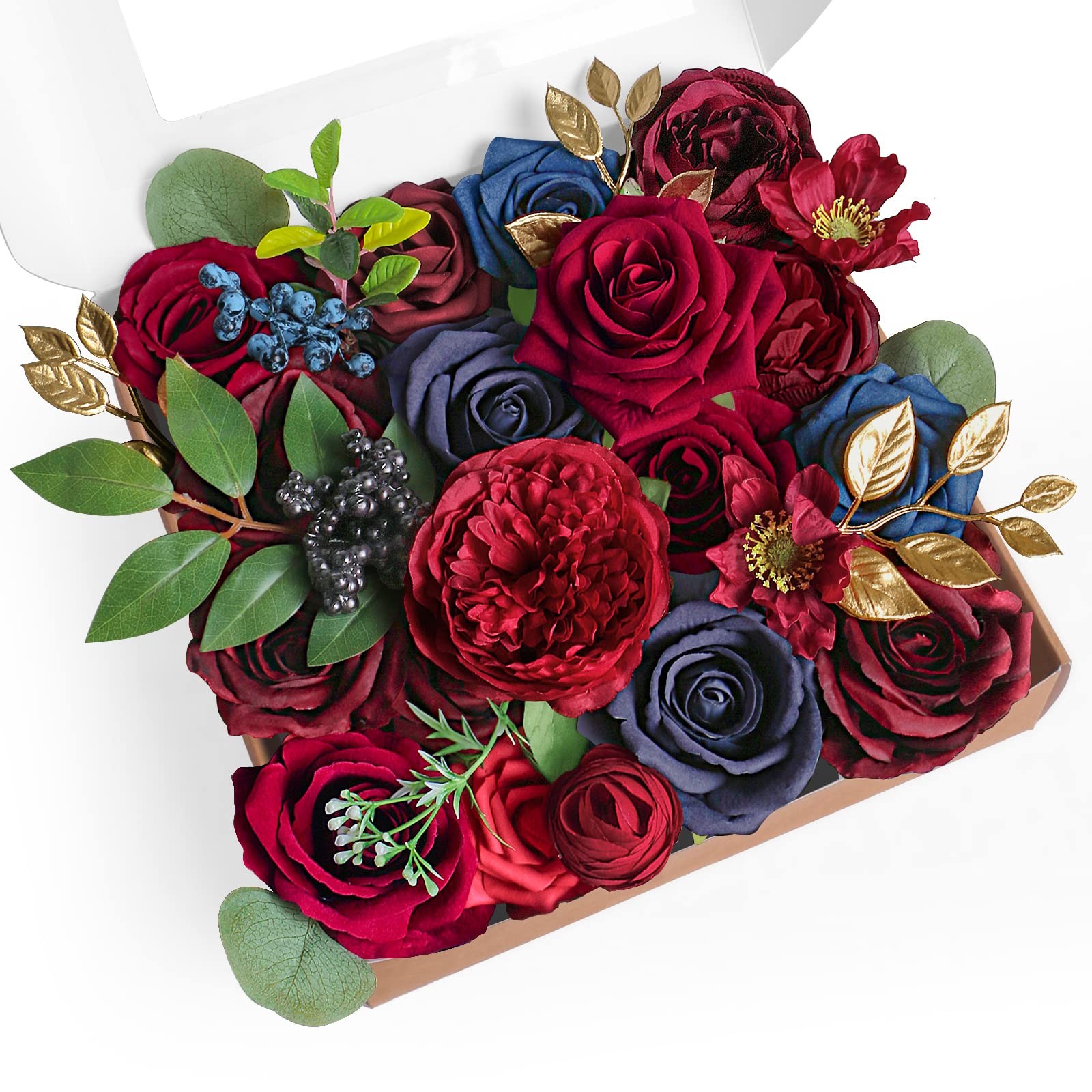 Artificial Flowers Wedding Flowers Combo for Silk Fake Flowers Roses for DIY …