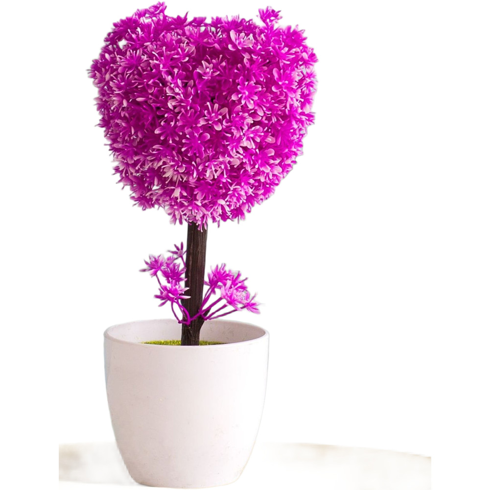 Artificial Camellia Silk Flower Display in Pot for Contemporary for interior