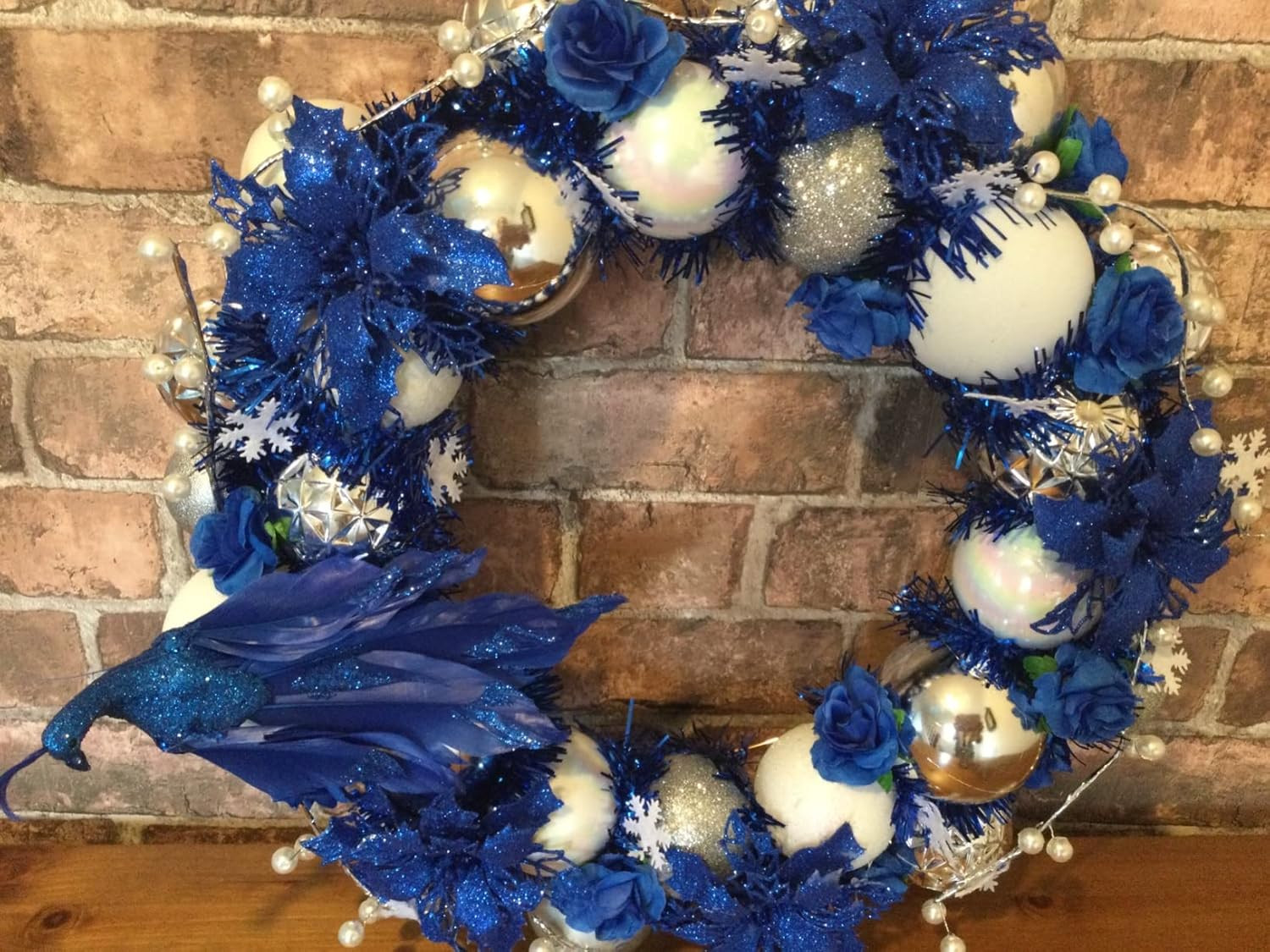 Kesote 50Pcs Royal Blue Roses Artificial Flowers Bulk, 1.6″ Small Silk Fake Rose