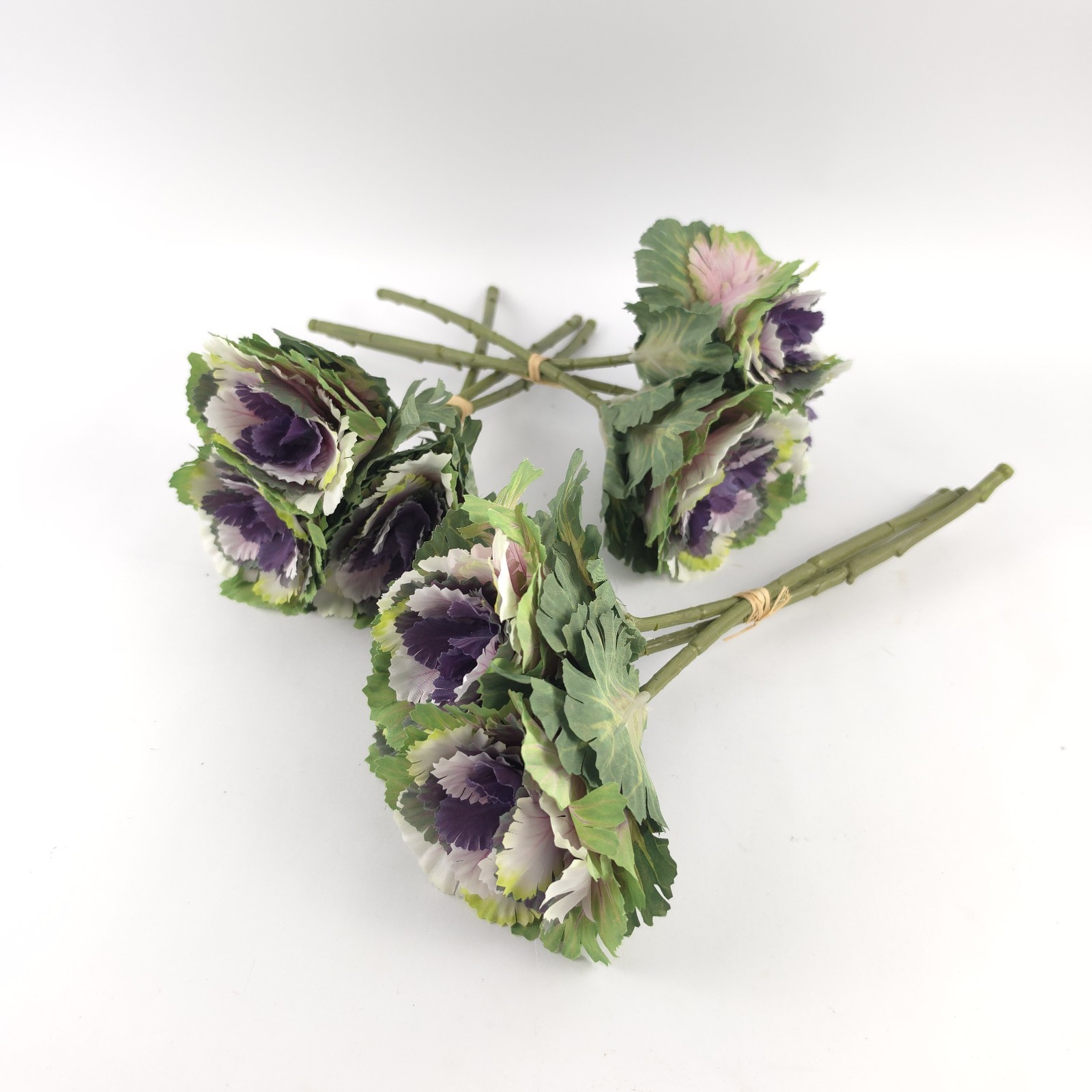 Simply Stunning Set of 3 Cabbage Stems by Janine Graff Purple