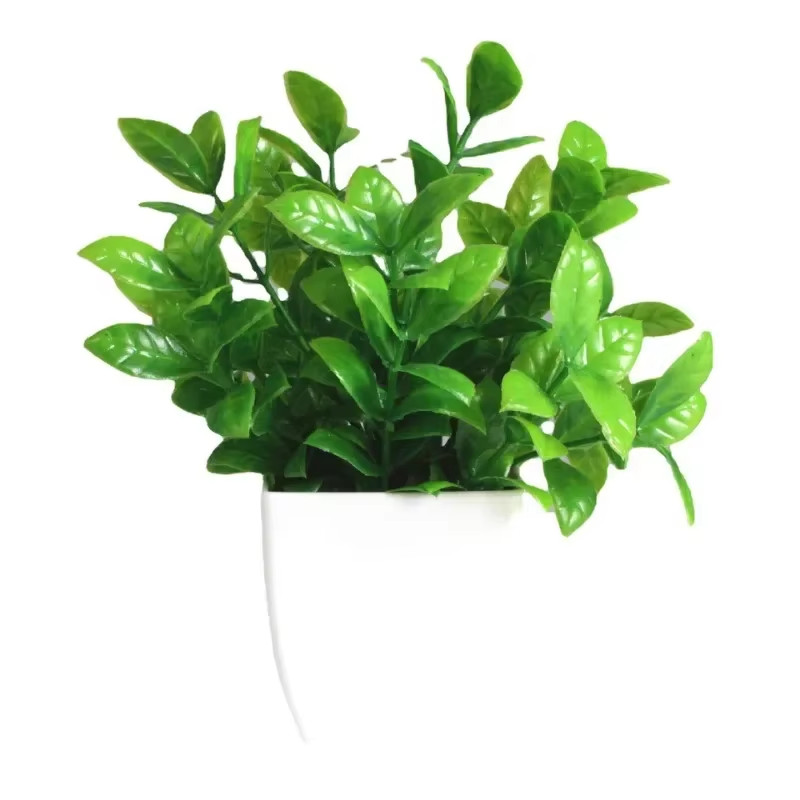 Artificial Eucalyptus Bonsai Potted Fake Plant Indoor Outdoor Decor US
